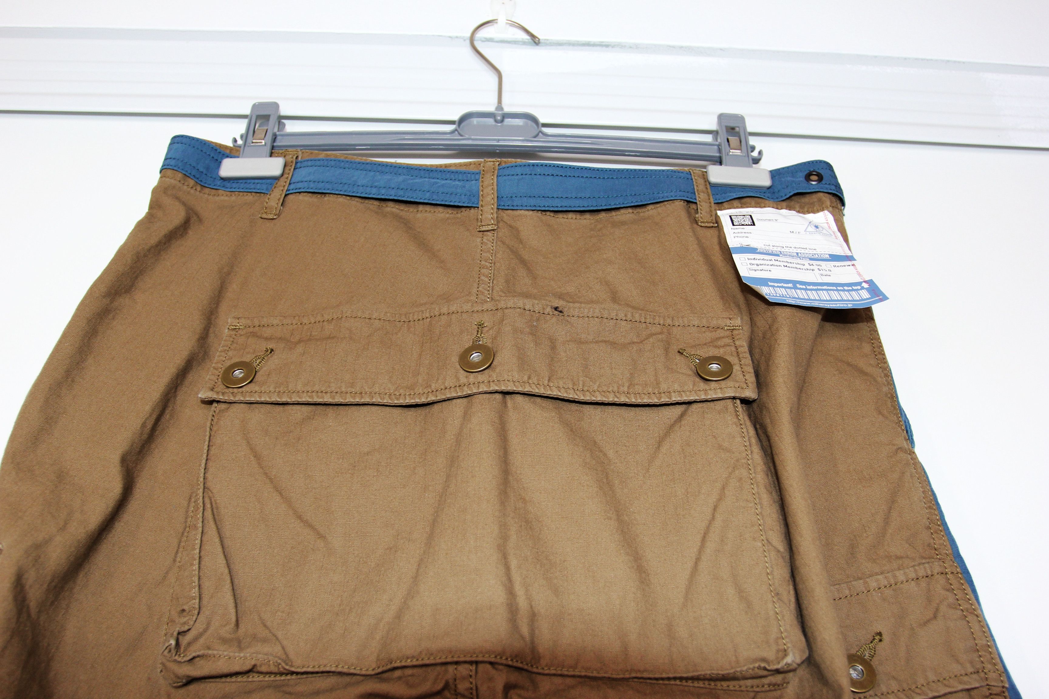 Maison MIHARA YASUHIRO BNWT SS20 MIHARAYASUHIRO SPLIT CARGO SHORTS 50 Size US 34 / EU 50 - 8 Thumbnail