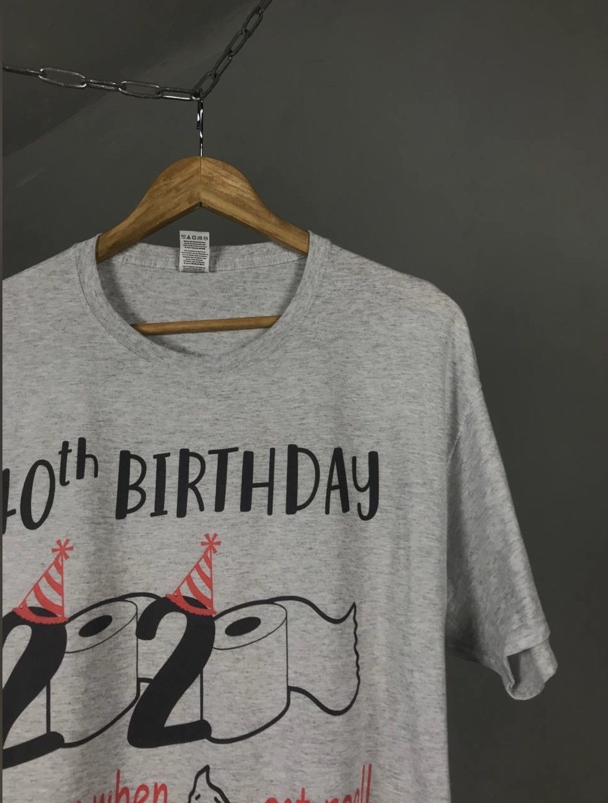 Other × Vintage Quarantined 2020 humor vintage streetwear gray tee Size US L / EU 52-54 / 3 - 2 Thumbnail