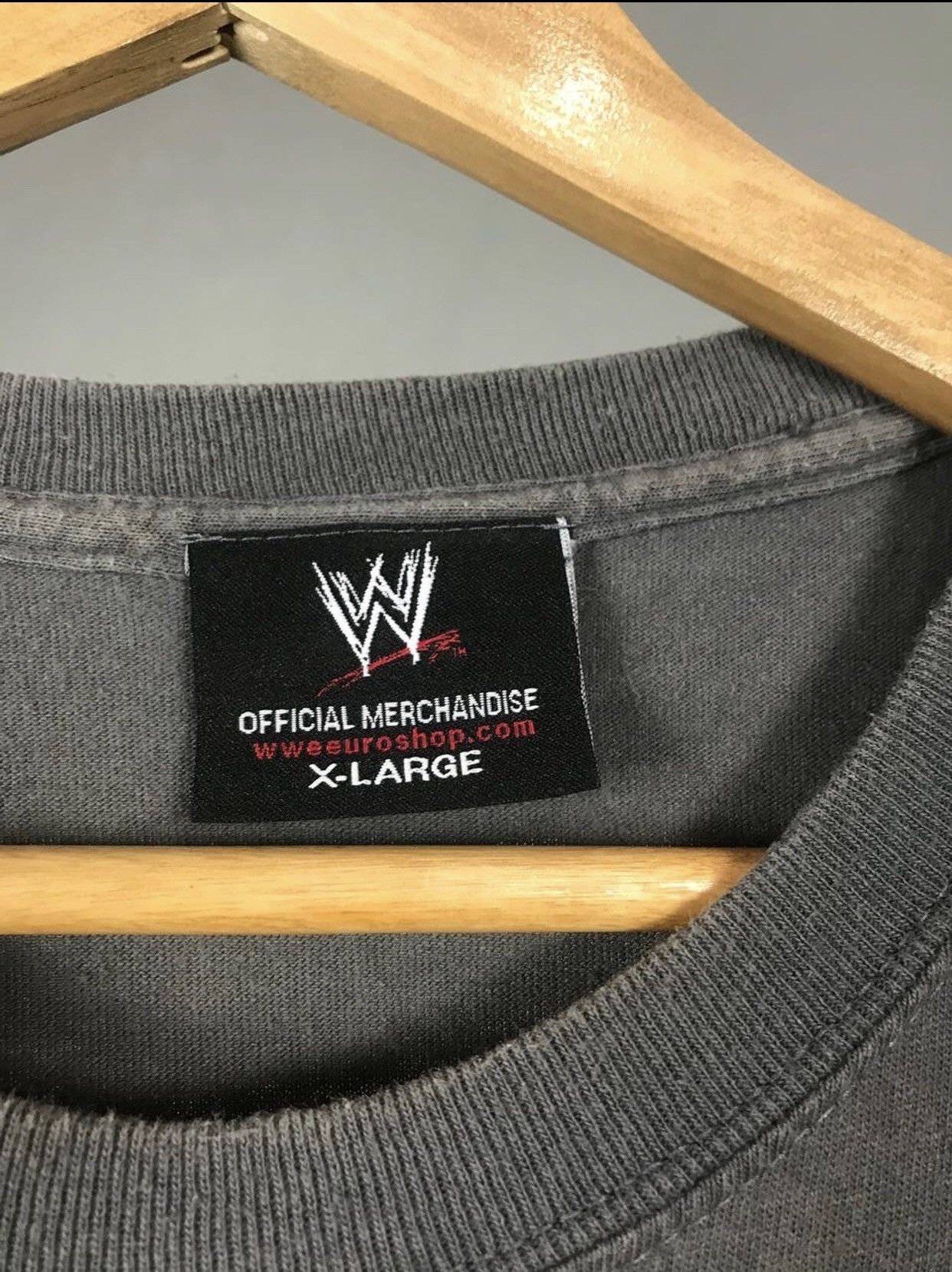 WWE WWE vintage wrestling overprinted gray tee Size US XL / EU 56 / 4 - 4 Thumbnail