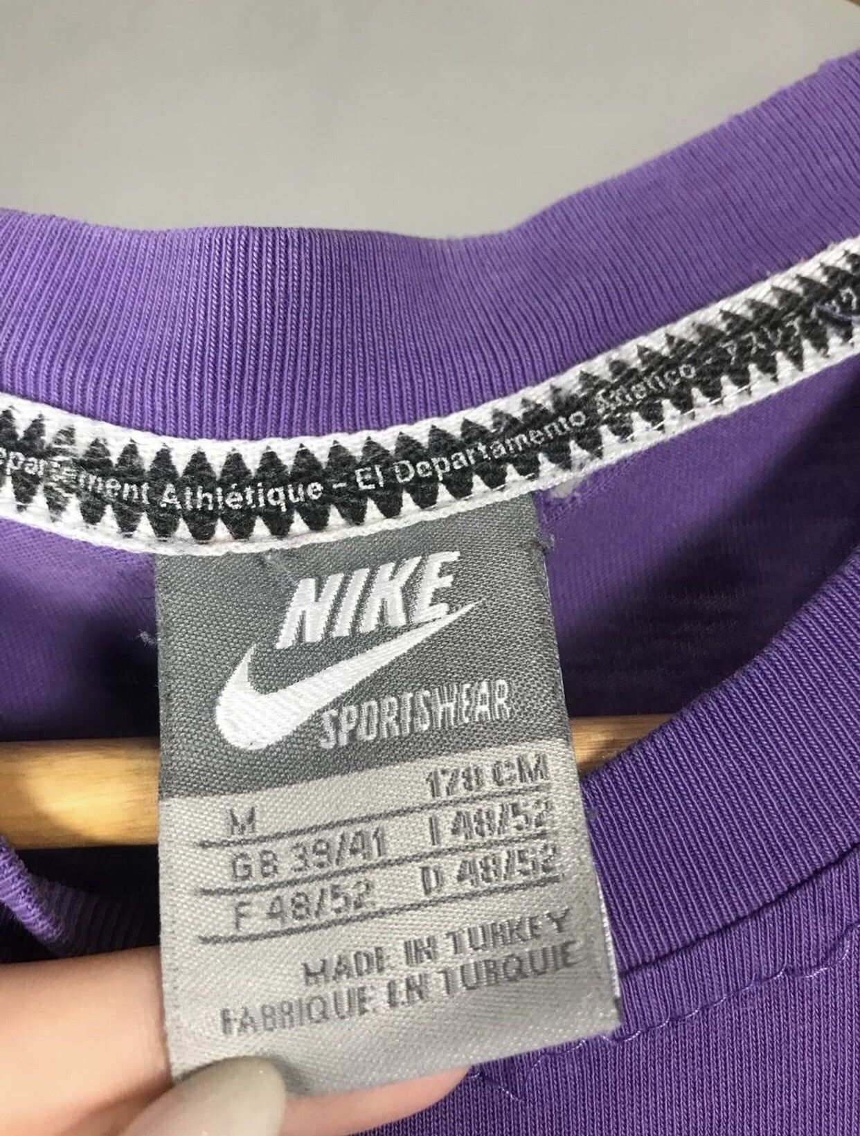 Nike × Vintage Nike swoosh streetwear vintage athdept tee Size US M / EU 48-50 / 2 - 4 Thumbnail