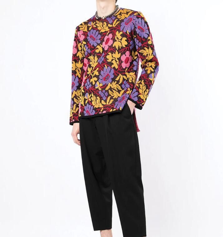 Comme des Garcons Homme Plus BNWT SS22 COMME DES GARCONS HOMME PLUS FLORAL SWEATER S Size US S / EU 44-46 / 1 - 1 Thumbnail