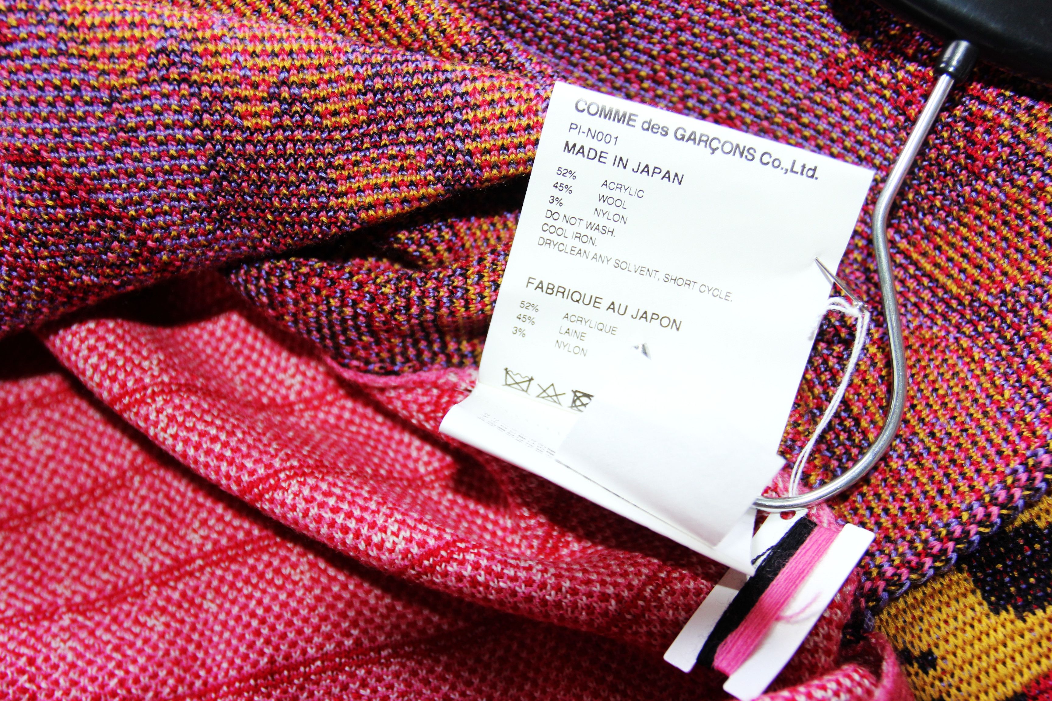 Comme des Garcons Homme Plus BNWT SS22 COMME DES GARCONS HOMME PLUS FLORAL SWEATER S Size US S / EU 44-46 / 1 - 9 Thumbnail