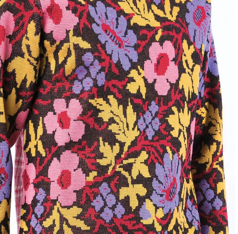 Comme des Garcons Homme Plus BNWT SS22 COMME DES GARCONS HOMME PLUS FLORAL SWEATER S Size US S / EU 44-46 / 1 - 12 Thumbnail