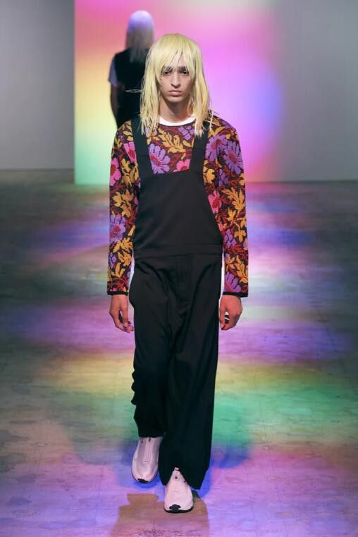 Comme des Garcons Homme Plus BNWT SS22 COMME DES GARCONS HOMME PLUS FLORAL SWEATER S Size US S / EU 44-46 / 1 - 13 Thumbnail