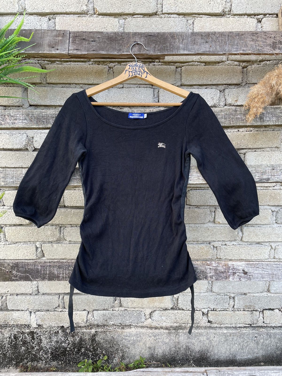 Burberry × Designer Burberry Side Logo Body Suit tee Size S / US 4 / IT 40 - 1 Thumbnail