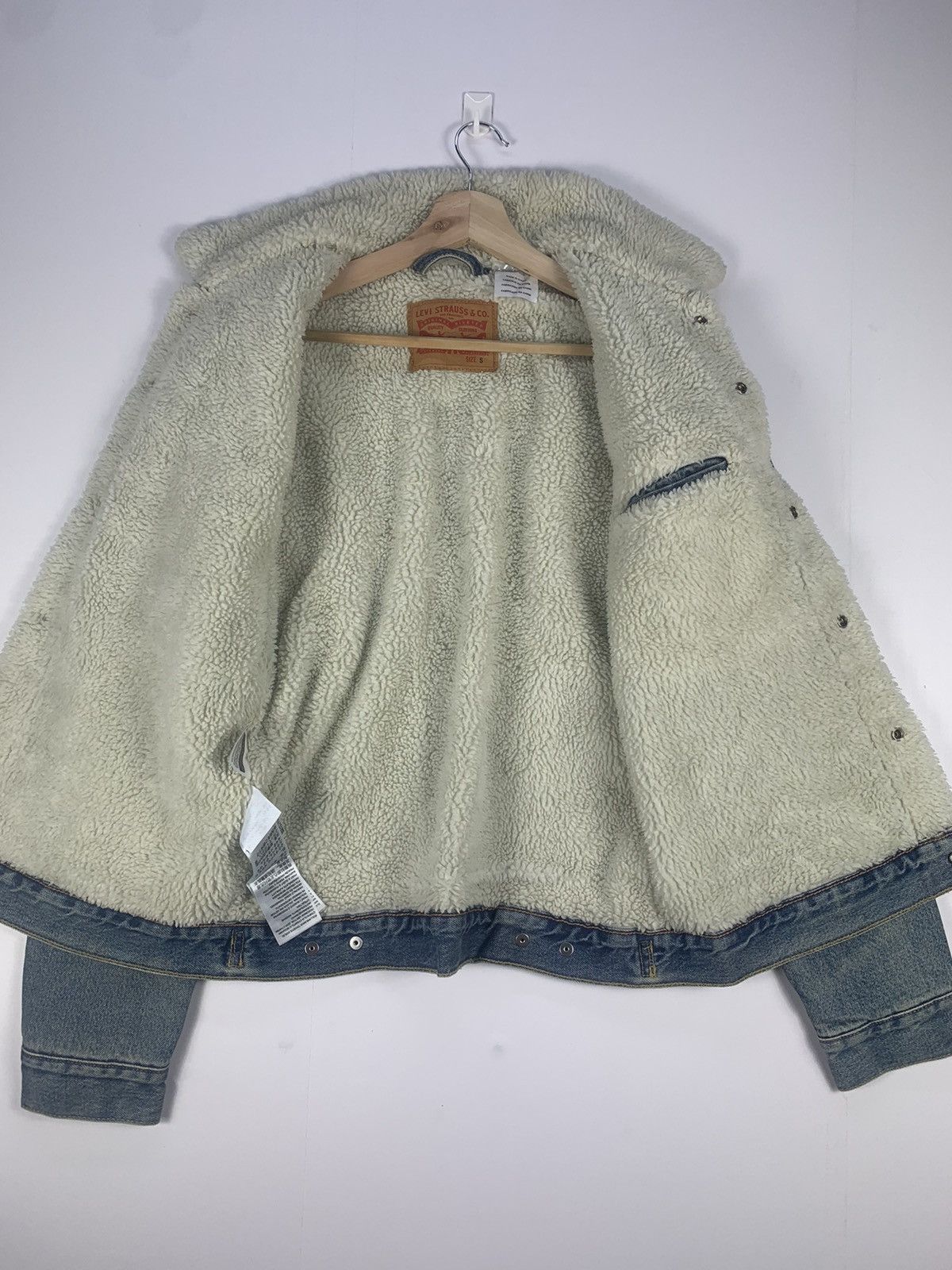 Levi's × Vintage Vintage Levi’s Denim Jacket Sherpa Trucker Size US S / EU 44-46 / 1 - 5 Thumbnail