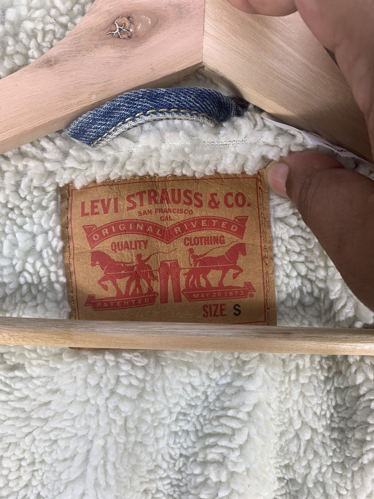 Levi's × Vintage Vintage Levi’s Denim Jacket Sherpa Trucker Size US S / EU 44-46 / 1 - 3 Thumbnail