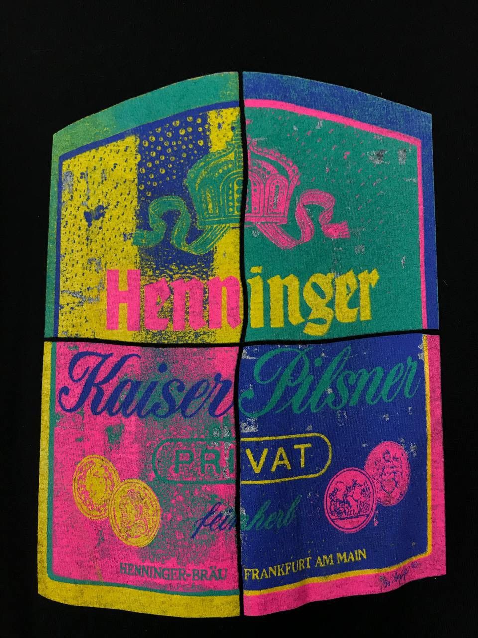 Other Henninger Kaiser Pilsner 1993 vintage made in USA tee Size US L / EU 52-54 / 3 - 3 Thumbnail
