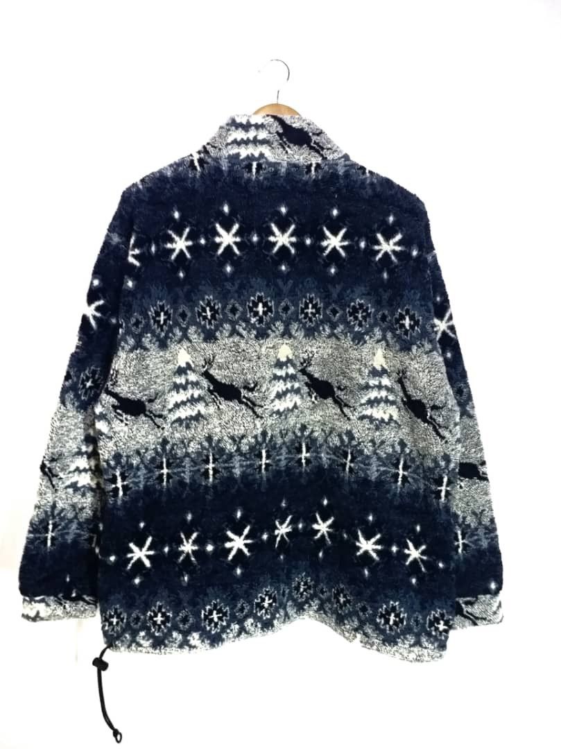 Vintage LUXURY VINTAGE WORLD POLO WINTER DEER SHERPA FLEECE NAVAJO Size US L / EU 52-54 / 3 - 2 Thumbnail