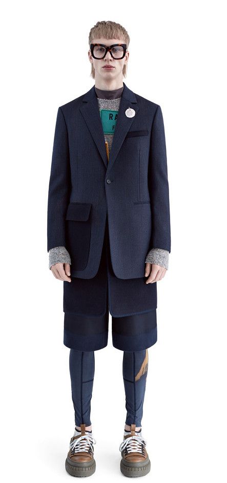 Acne Studios AW15 ACNE STUDIOS BOEL RAID NAVY DETACHABLE COAT 50 Size US M / EU 48-50 / 2 - 1 Thumbnail