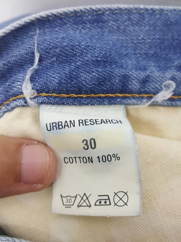 Japanese Brand × URBAN RESEARCH DOORS Japan URBAN RESEARCH Denim Cinch Fly Button Jean Pant Size US 32 / EU 48 - 13 Thumbnail