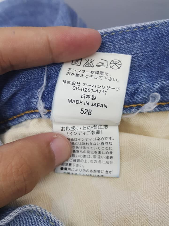 Japanese Brand × URBAN RESEARCH DOORS Japan URBAN RESEARCH Denim Cinch Fly Button Jean Pant Size US 32 / EU 48 - 14 Thumbnail