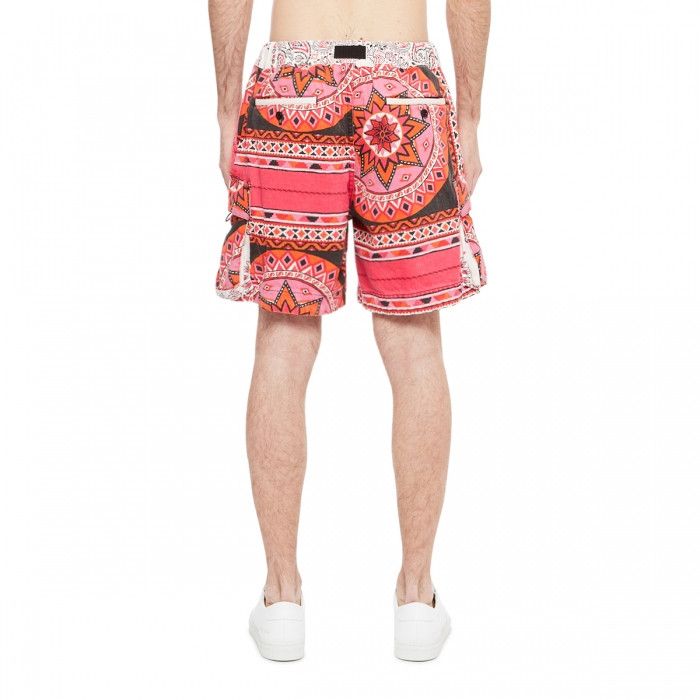 Sacai BNWT SS22 SACAI PINK GEOMETRIC PRINTED SHORTS 1 Size US 30 / EU 46 - 11 Thumbnail