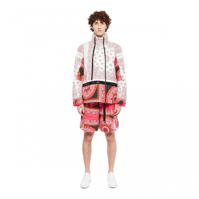 Sacai BNWT SS22 SACAI PINK GEOMETRIC PRINTED SHORTS 1 Size US 30 / EU 46 - 12 Thumbnail