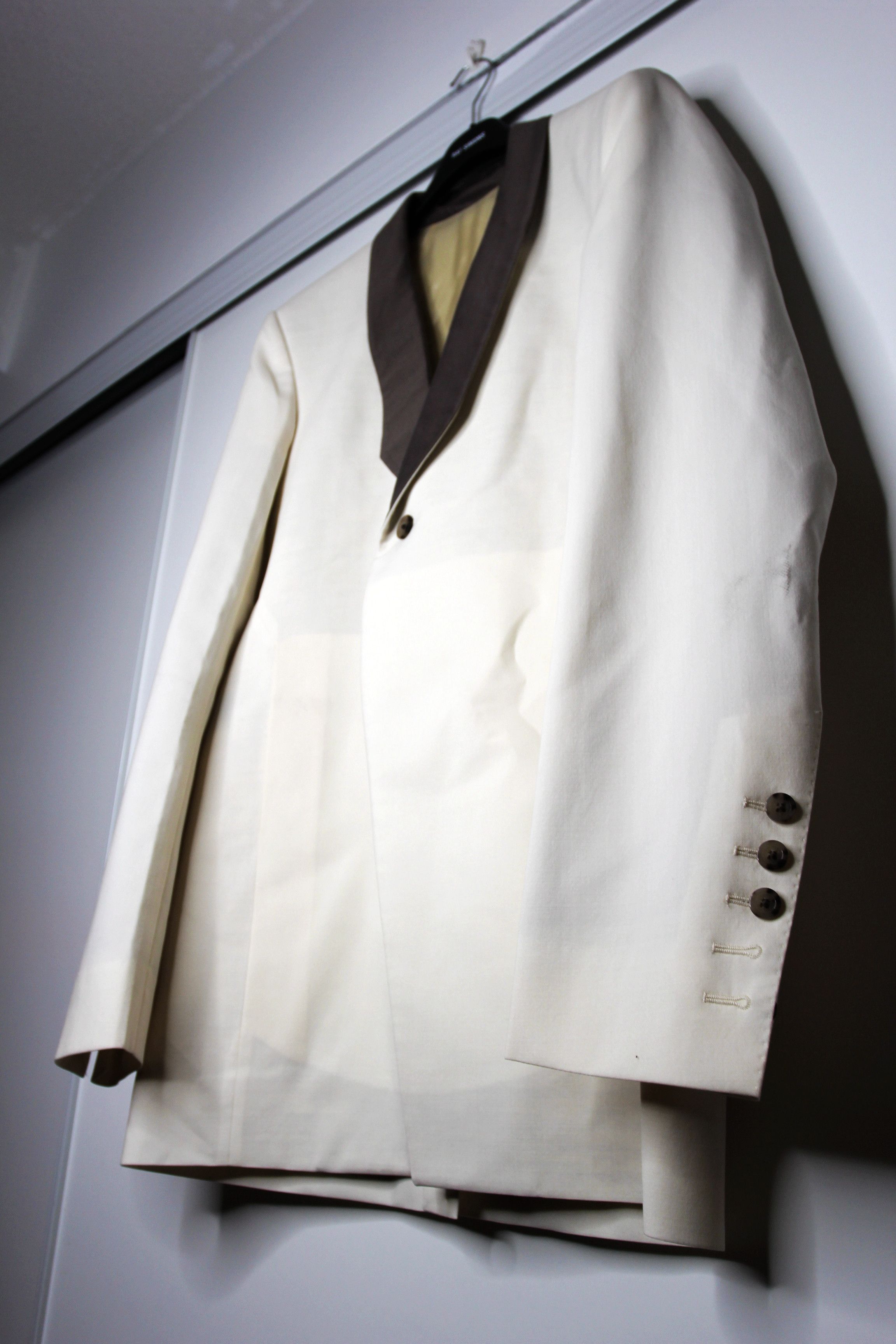 Rick Owens BNWT SS22 RICK OWENS "FOACHINE" WALRUS TUX JACKET 50 Size US M / EU 48-50 / 2 - 5 Thumbnail