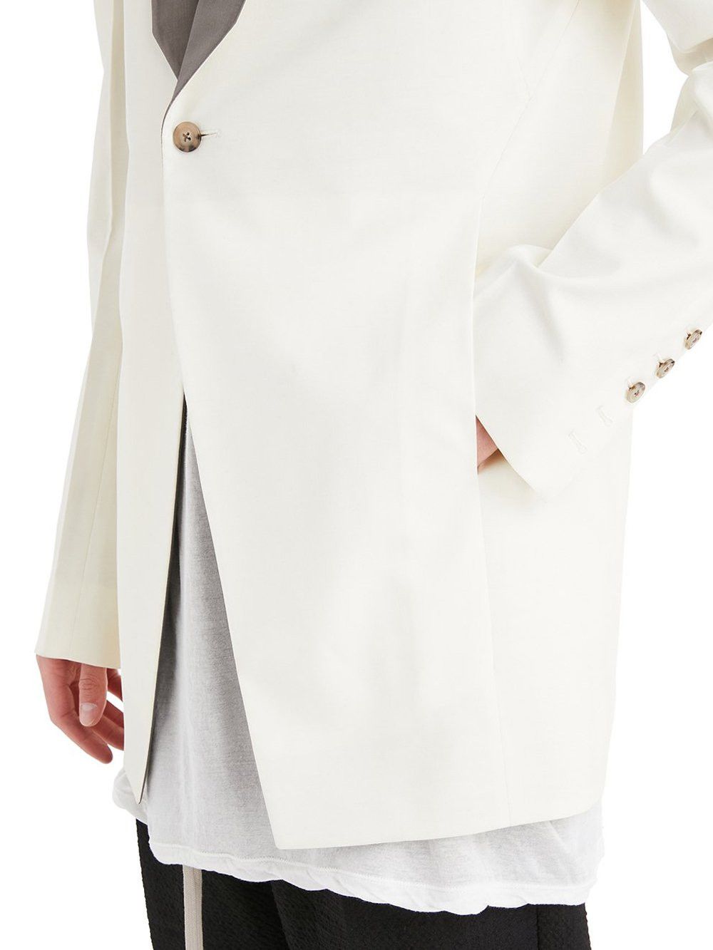 Rick Owens BNWT SS22 RICK OWENS "FOACHINE" WALRUS TUX JACKET 50 Size US M / EU 48-50 / 2 - 17 Thumbnail