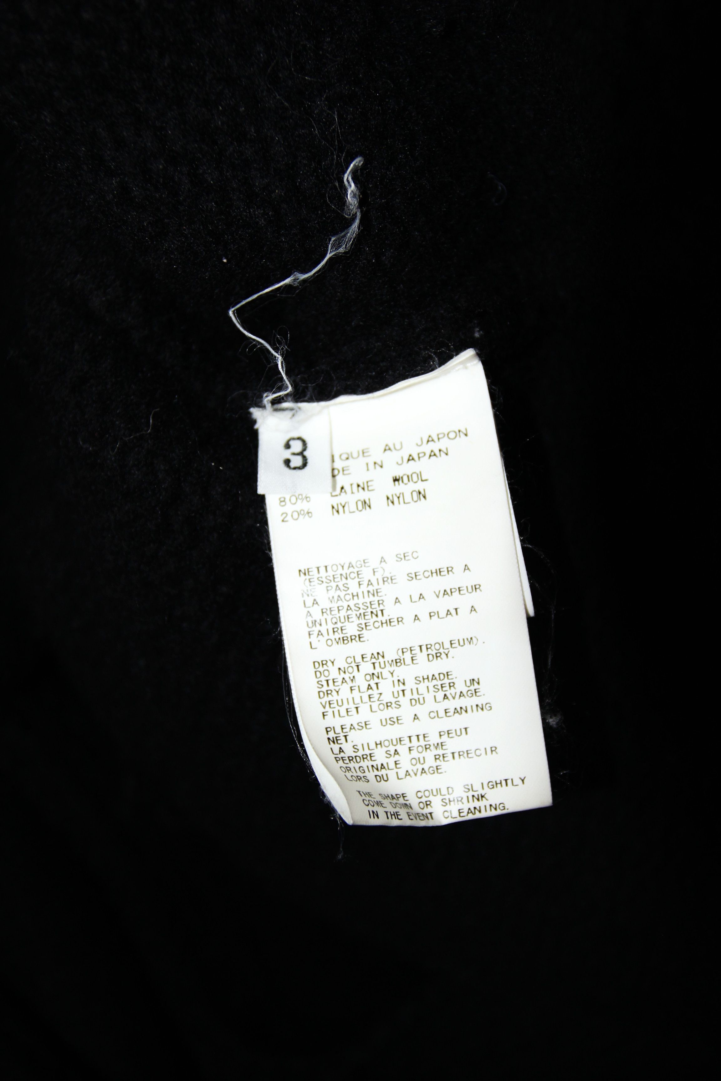 Yohji Yamamoto AW10 YOHJI YAMAMOTO COAT SIZE 3 Size US M / EU 48-50 / 2 - 11 Thumbnail