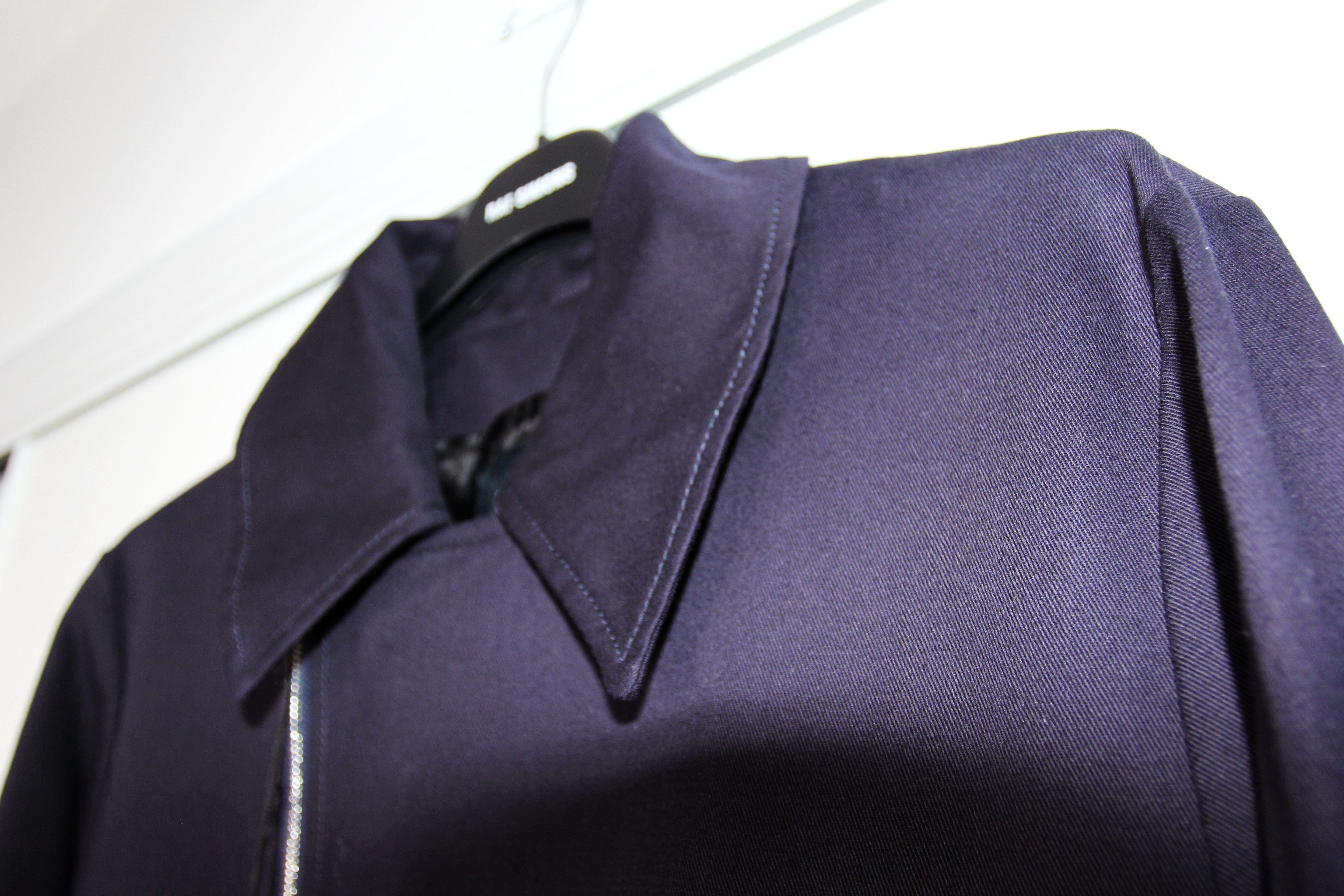 Raf Simons SS15 RAF SIMONS PERFECTO DARK NAVY BIKER JACKET 50 Size US M / EU 48-50 / 2 - 4 Thumbnail