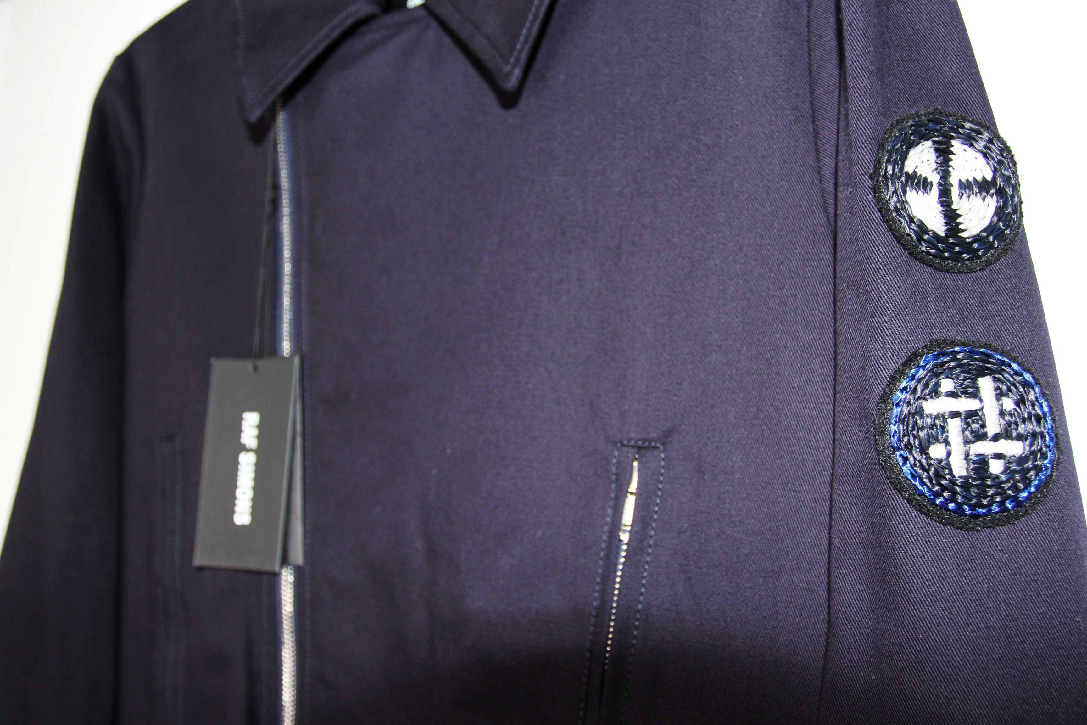 Raf Simons SS15 RAF SIMONS PERFECTO DARK NAVY BIKER JACKET 50 Size US M / EU 48-50 / 2 - 5 Thumbnail