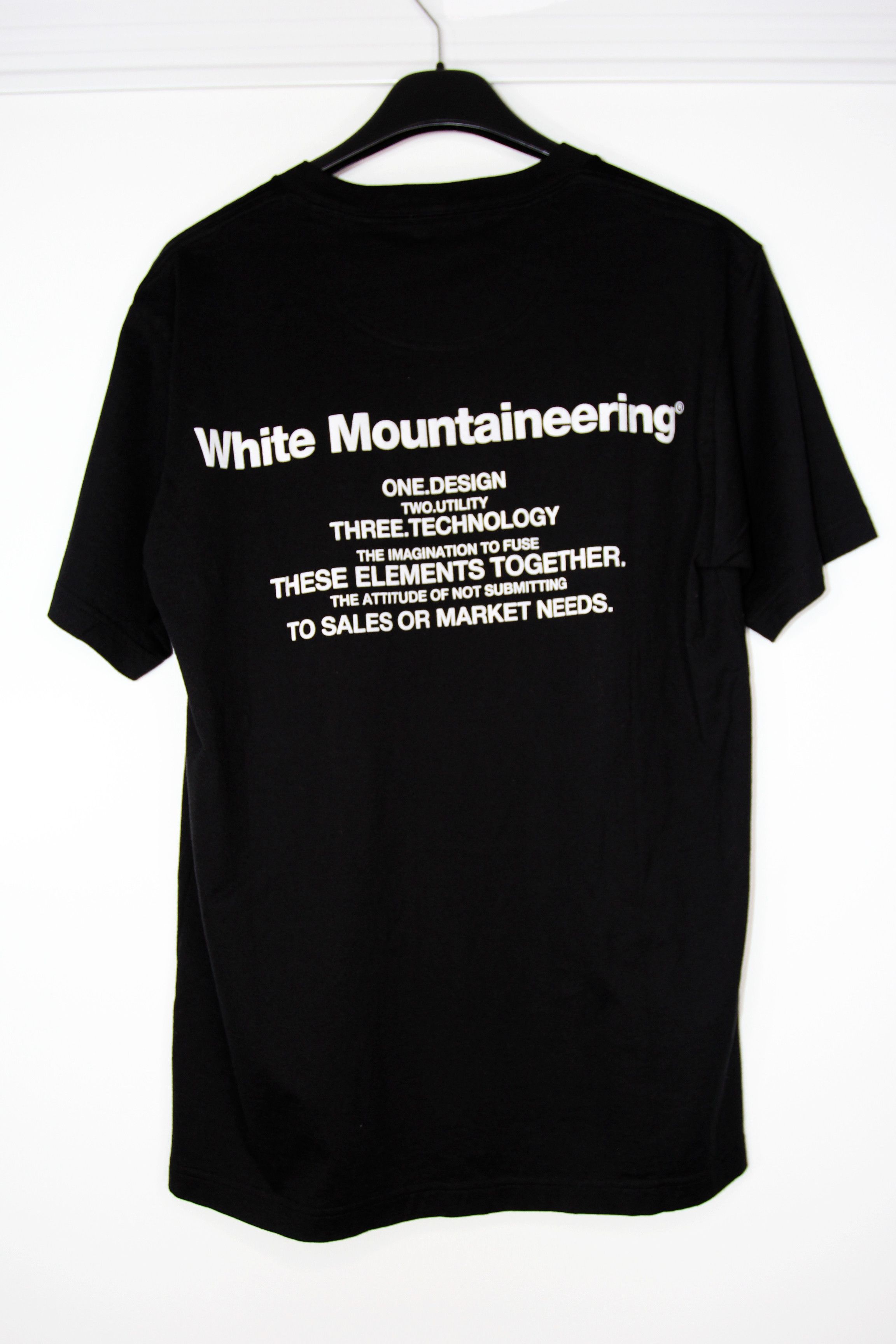 White Mountaineering BNWT AW20 WHITE MOUNTAINEERING PRINTED "WM" TSHIRT 2 Size US M / EU 48-50 / 2 - 3 Thumbnail