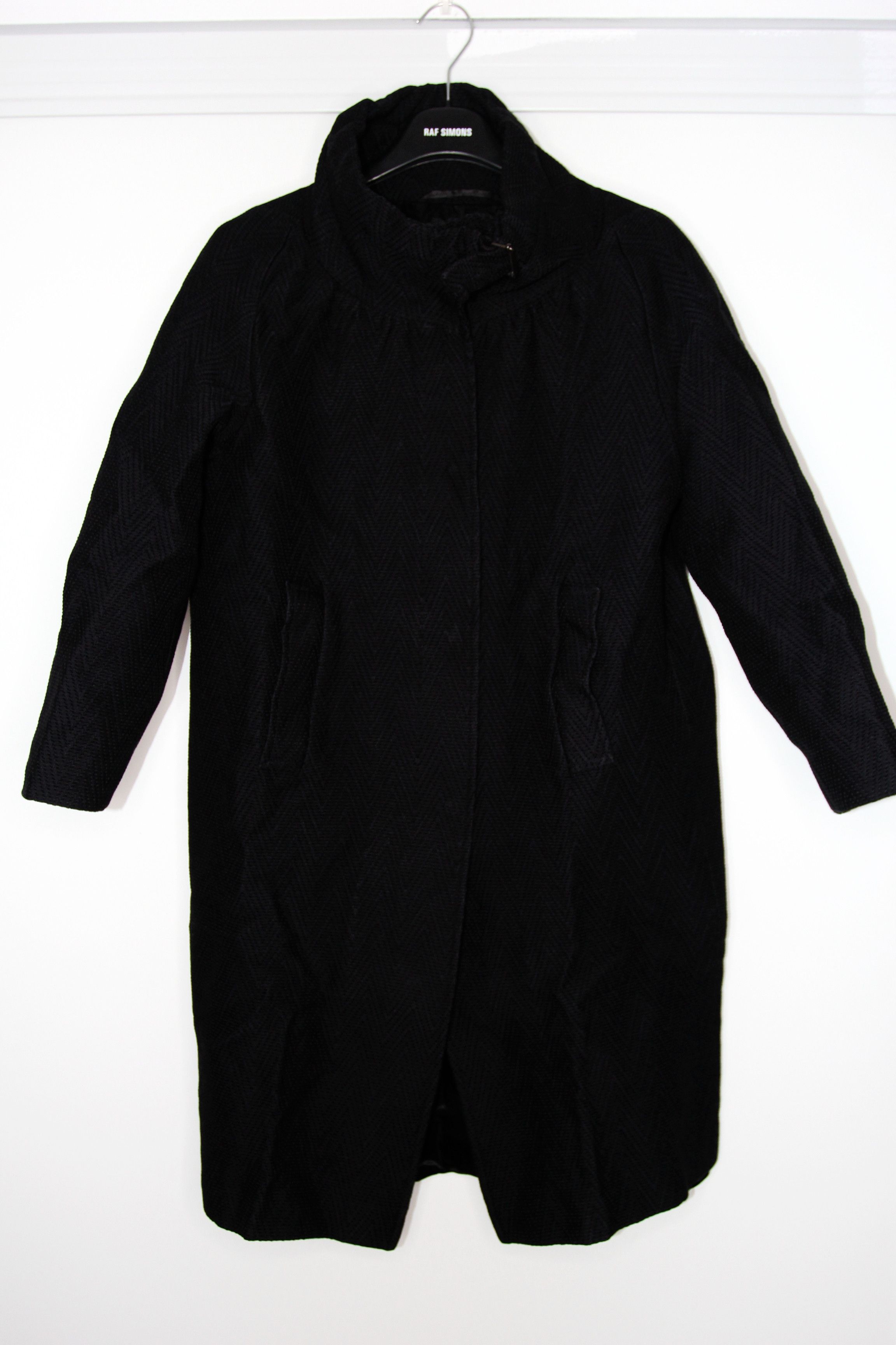 image of Dries Van Noten 3/4 Sleeves Coat M in Black, Women's (Size Medium)