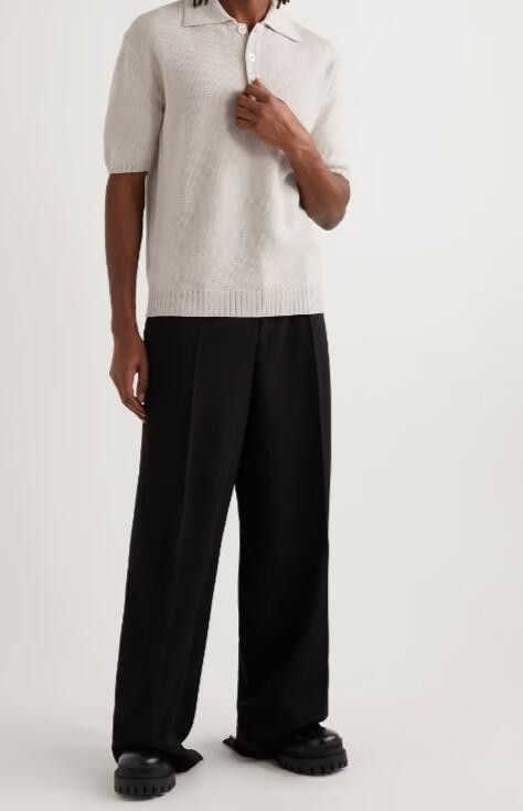 Raf Simons BNWT SS22 RAF SIMONS WOOL POLO SHIRT M Size US M / EU 48-50 / 2 - 15 Thumbnail