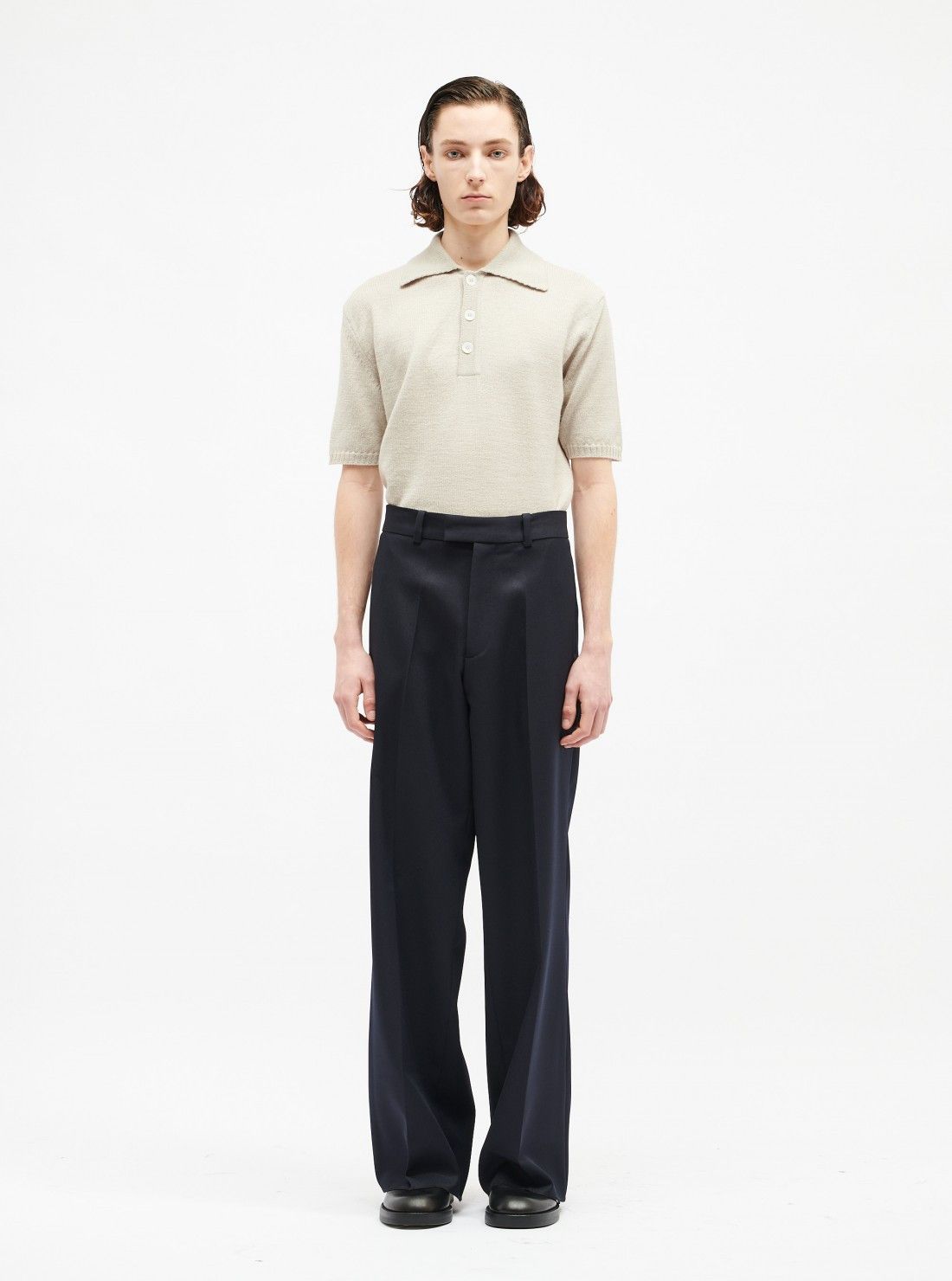 Raf Simons BNWT SS22 RAF SIMONS WOOL POLO SHIRT M Size US M / EU 48-50 / 2 - 1 Thumbnail