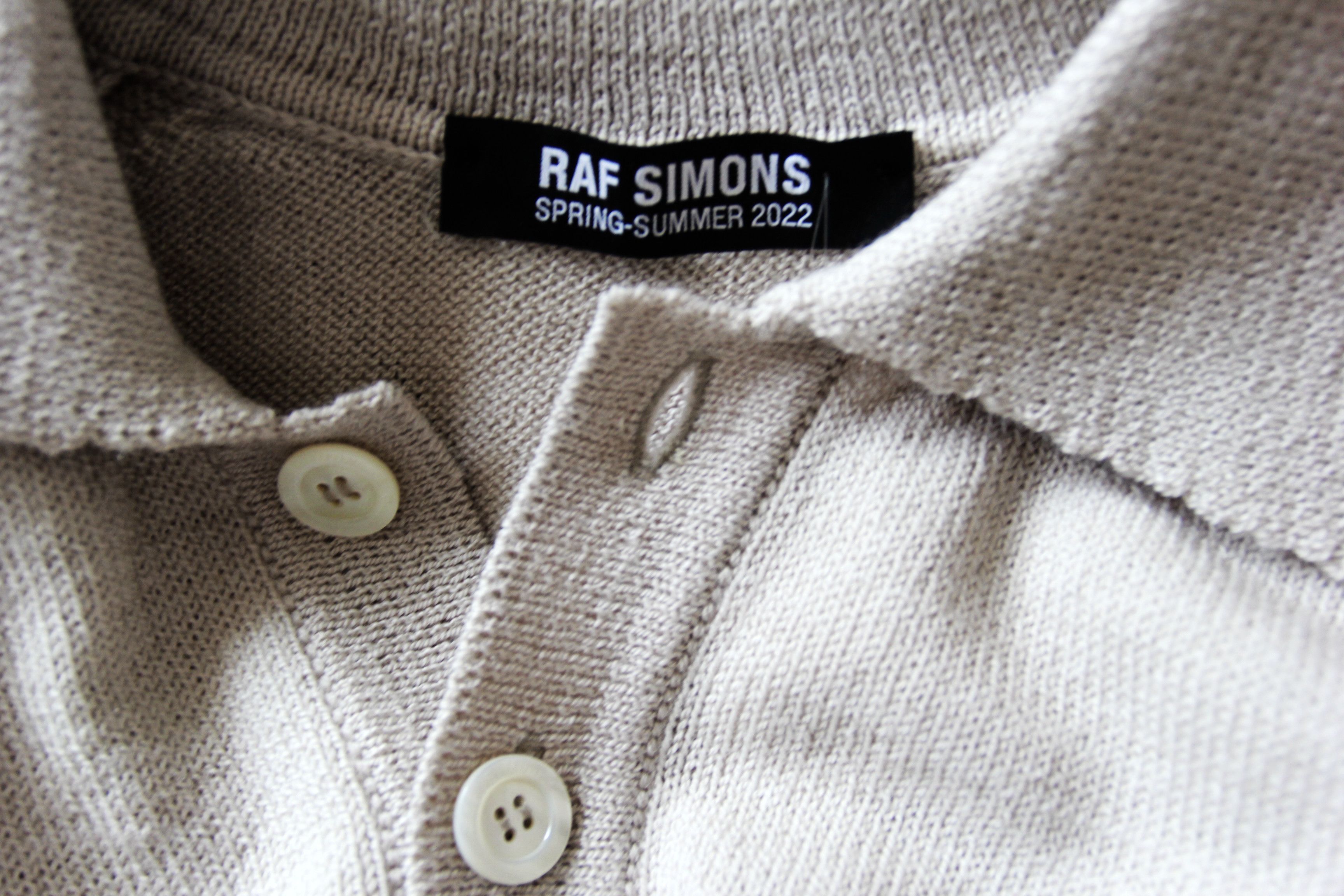 Raf Simons BNWT SS22 RAF SIMONS WOOL POLO SHIRT M Size US M / EU 48-50 / 2 - 9 Thumbnail