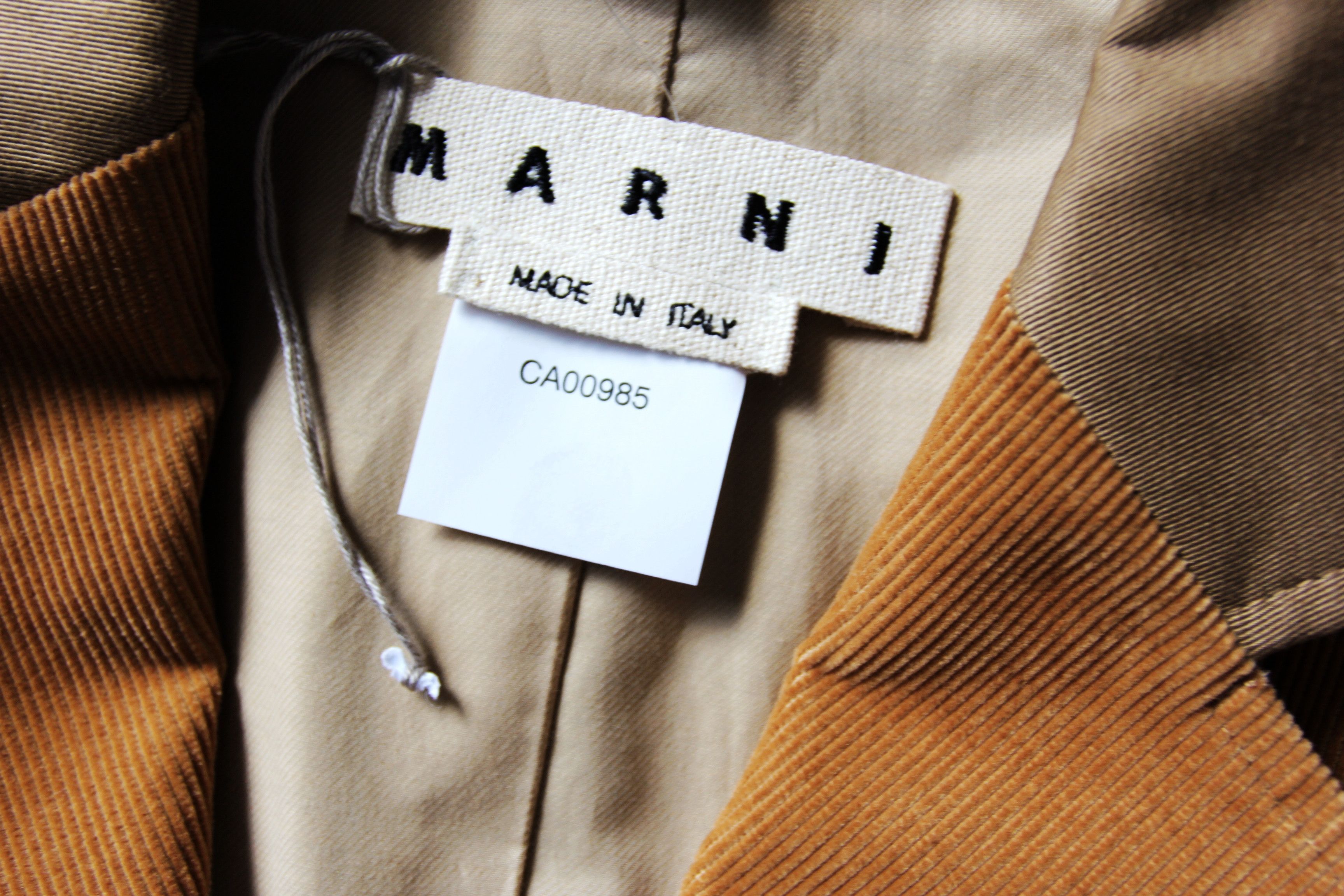 Marni BNWT SS22 MARNI GABARDINE COLORBLOCK JACKET 46 Size US S / EU 44-46 / 1 - 8 Thumbnail