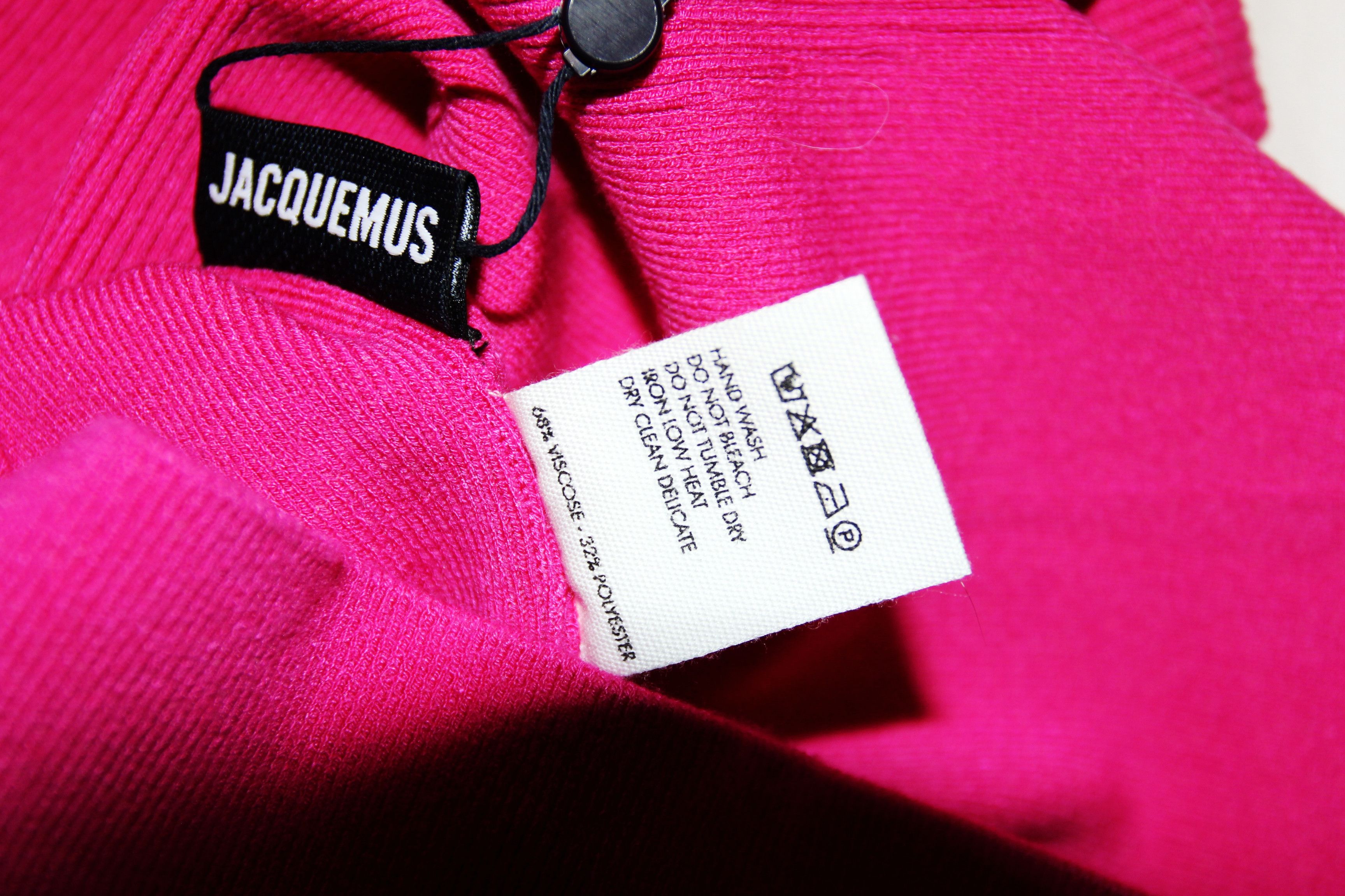 Jacquemus BNWT AW21 JACQUEMUS LA MAILLE TORRE RIBBED TOP PINK 40 Size M / US 6-8 / IT 42-44 - 11 Thumbnail