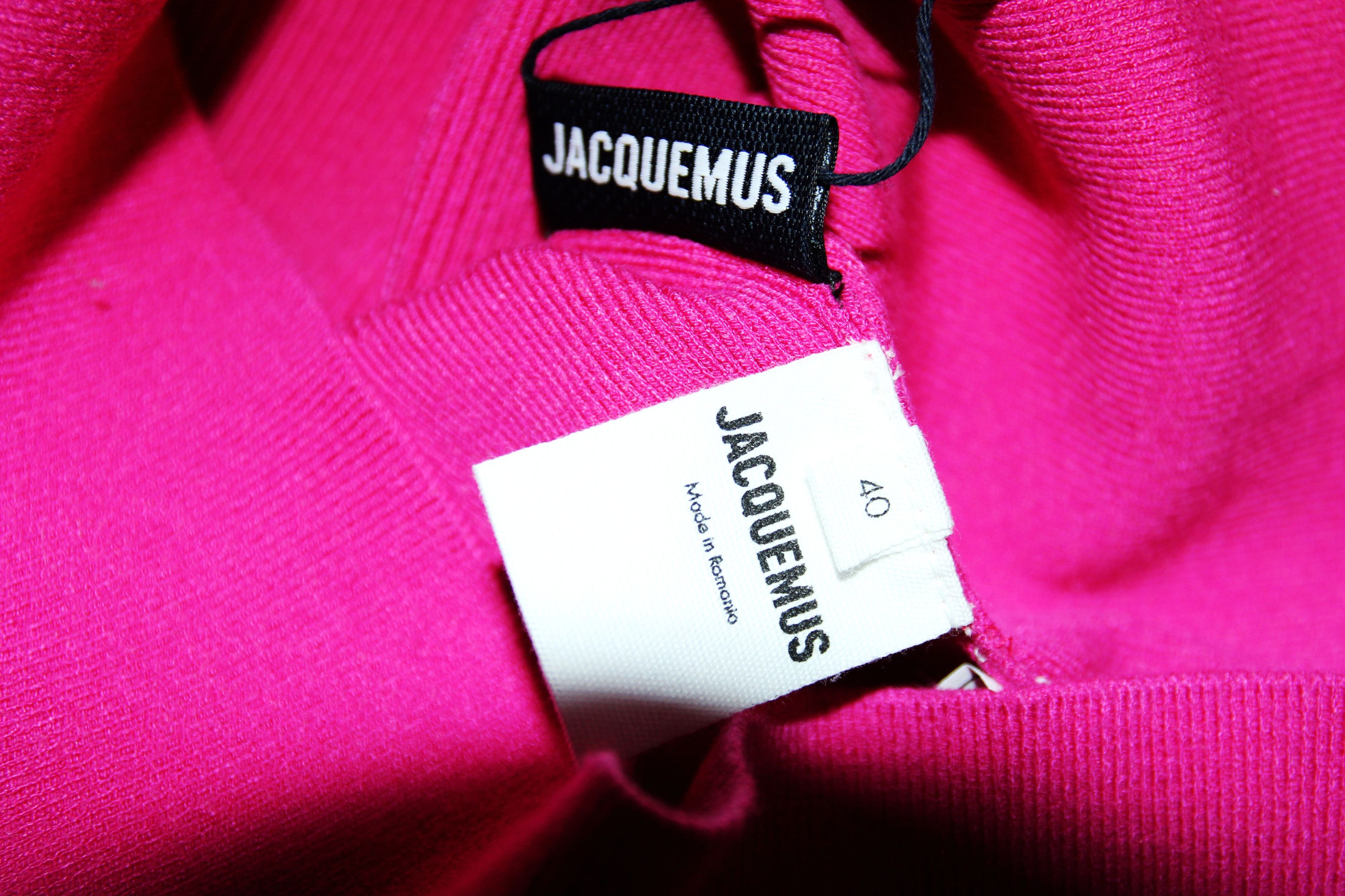 Jacquemus BNWT AW21 JACQUEMUS LA MAILLE TORRE RIBBED TOP PINK 40 Size M / US 6-8 / IT 42-44 - 10 Thumbnail
