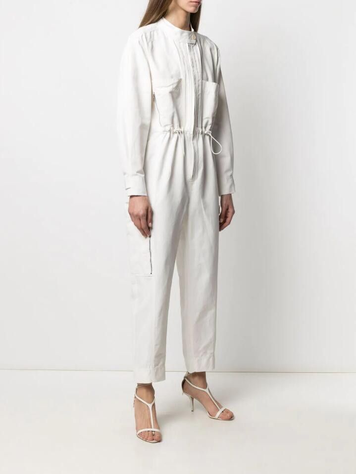 Stella McCartney BNWT SS21 STELLA MCCARTNEY ZIP DETAIL JUMPSUIT 42 Size 32" / US 10 / IT 46 - 13 Thumbnail