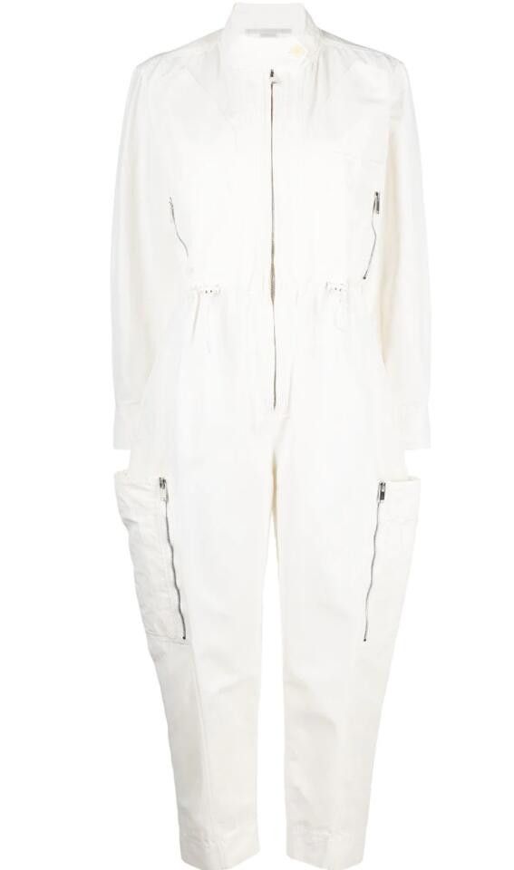 Stella McCartney BNWT SS21 STELLA MCCARTNEY ZIP DETAIL JUMPSUIT 42 Size 32" / US 10 / IT 46 - 11 Thumbnail