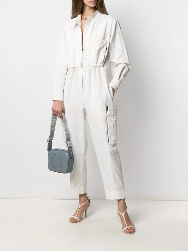 Stella McCartney BNWT SS21 STELLA MCCARTNEY ZIP DETAIL JUMPSUIT 42 Size 32" / US 10 / IT 46 - 12 Thumbnail