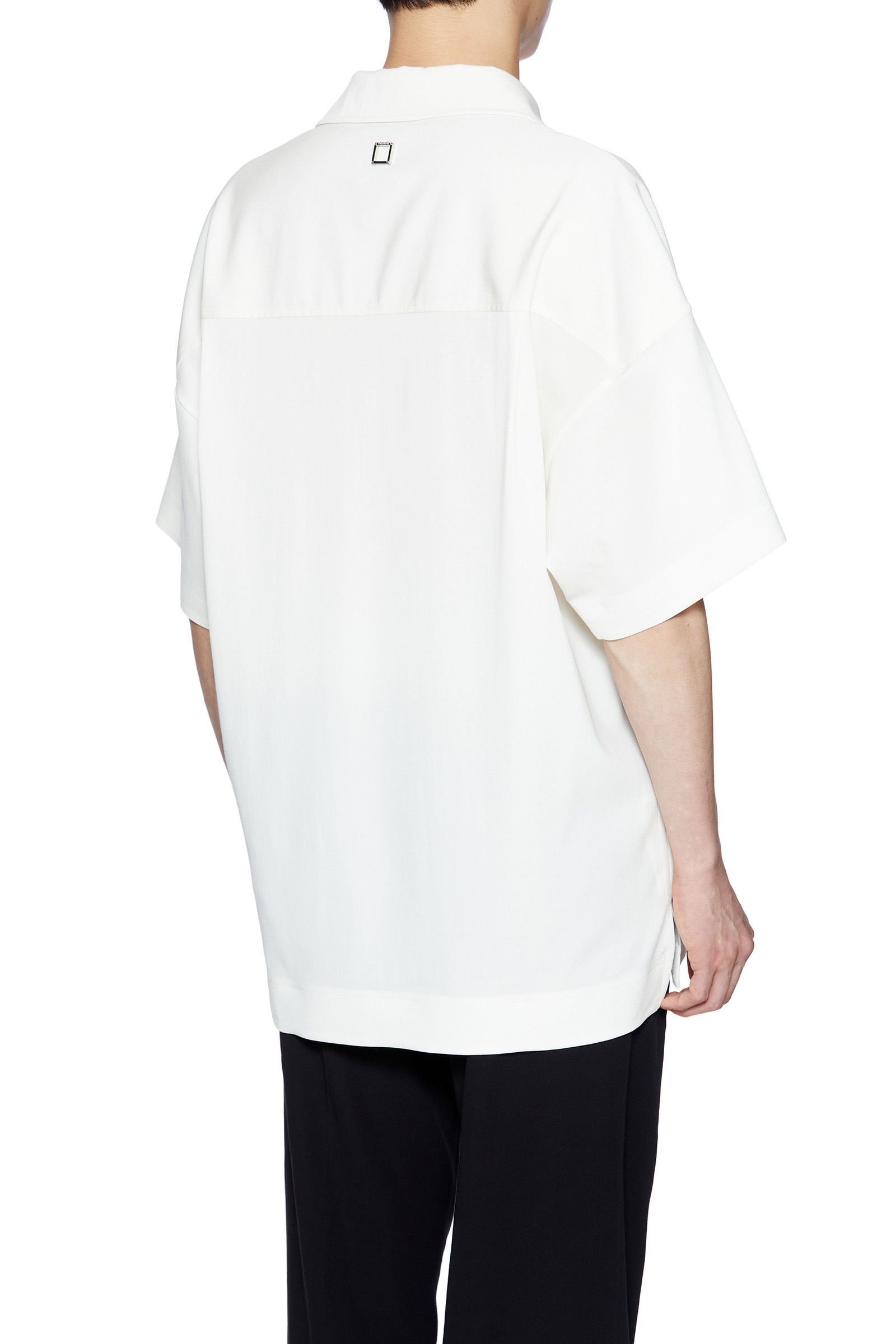 BNWT SS22 WOOYOUNGMI POLYESTER JERSEY POLO SHIRT 52