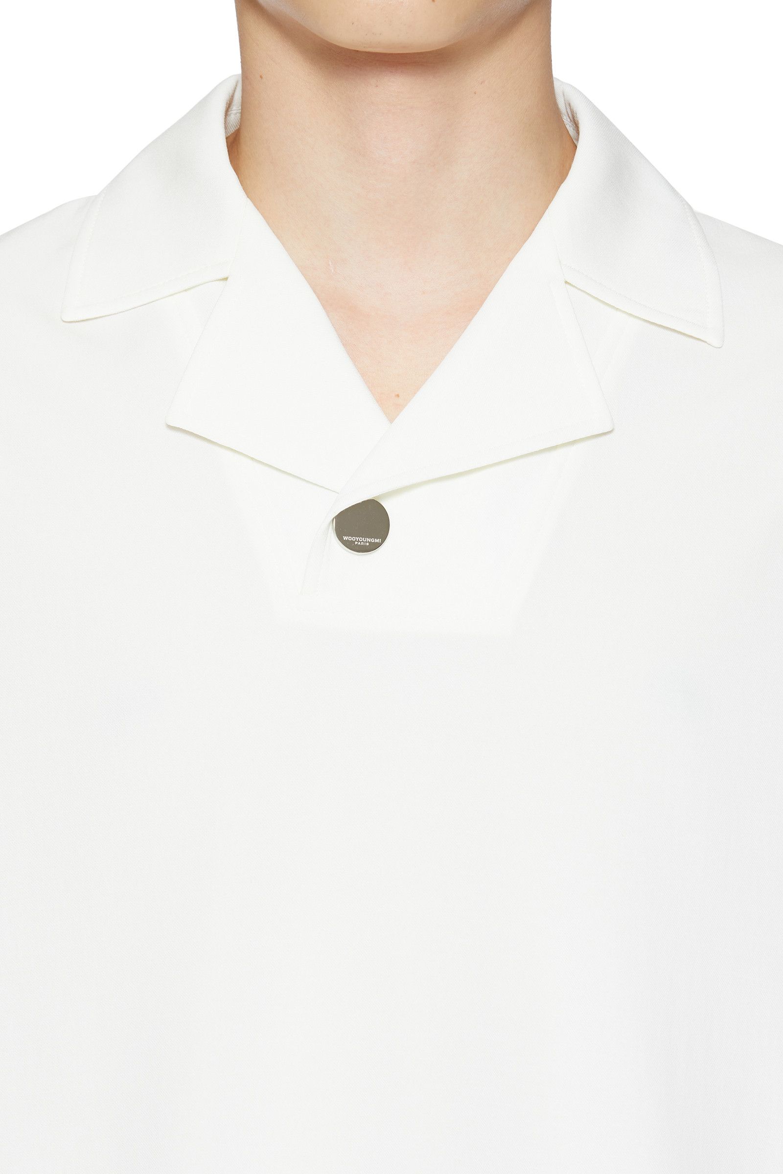 BNWT SS22 WOOYOUNGMI POLYESTER JERSEY POLO SHIRT 52