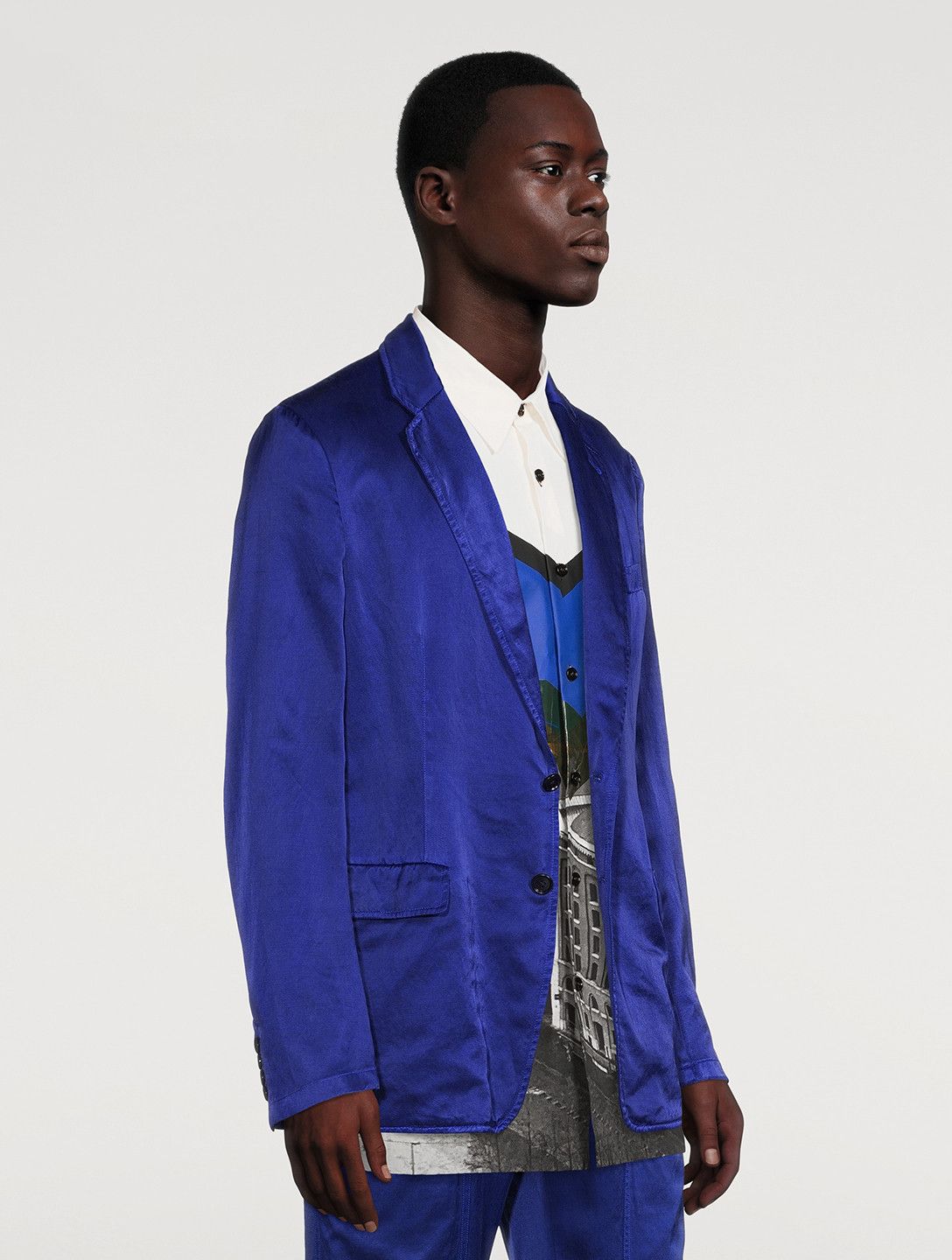 Dries Van Noten BNWT SS22 DRIES VAN NOTEN BOXING SINGLE-BREASTED JACKET 48 Size US M / EU 48-50 / 2 - 13 Thumbnail