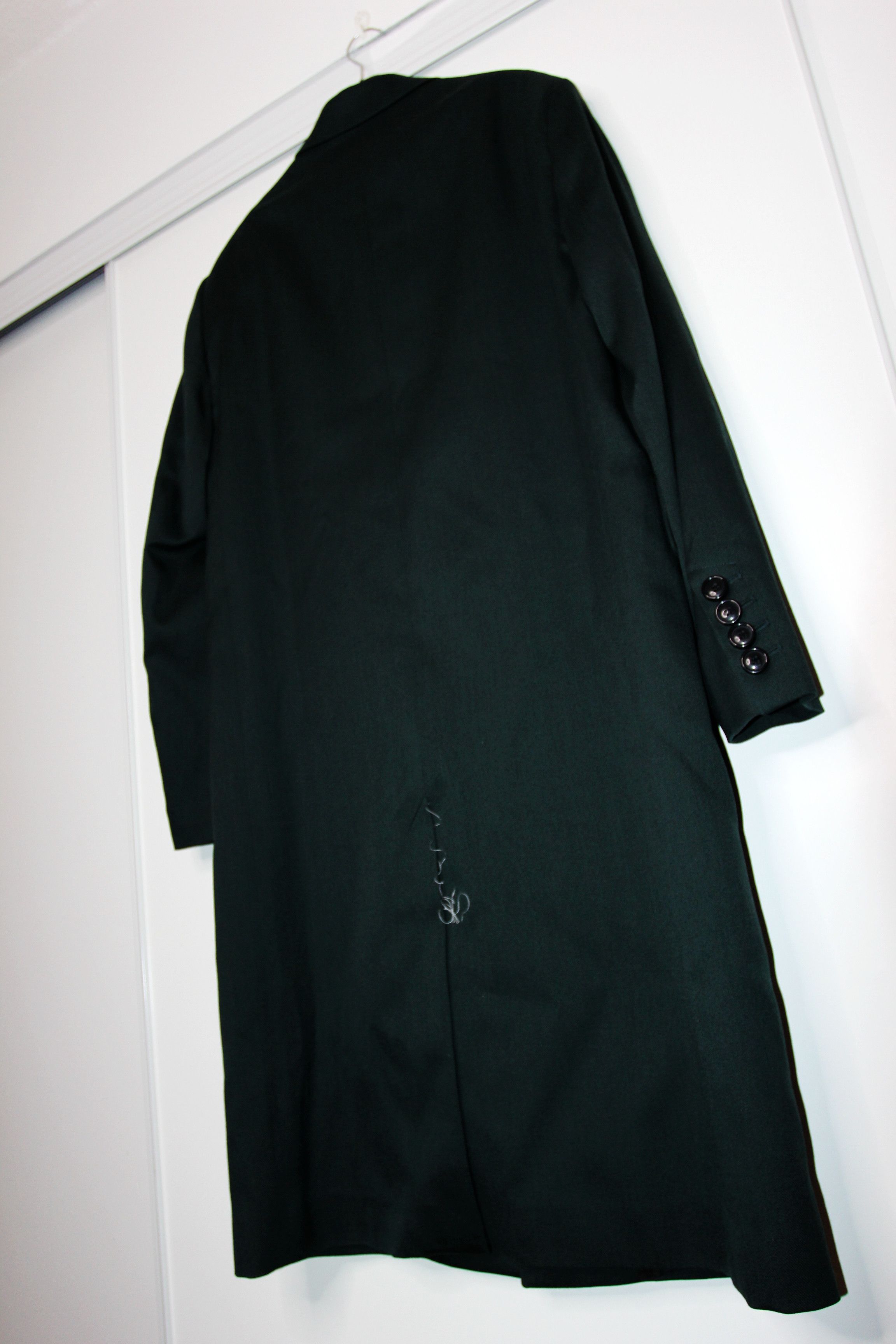 AMI BNWT SS22 AMI DARK GREEN WOOL GABARDINE COAT 50 Size US M / EU 48-50 / 2 - 7 Thumbnail