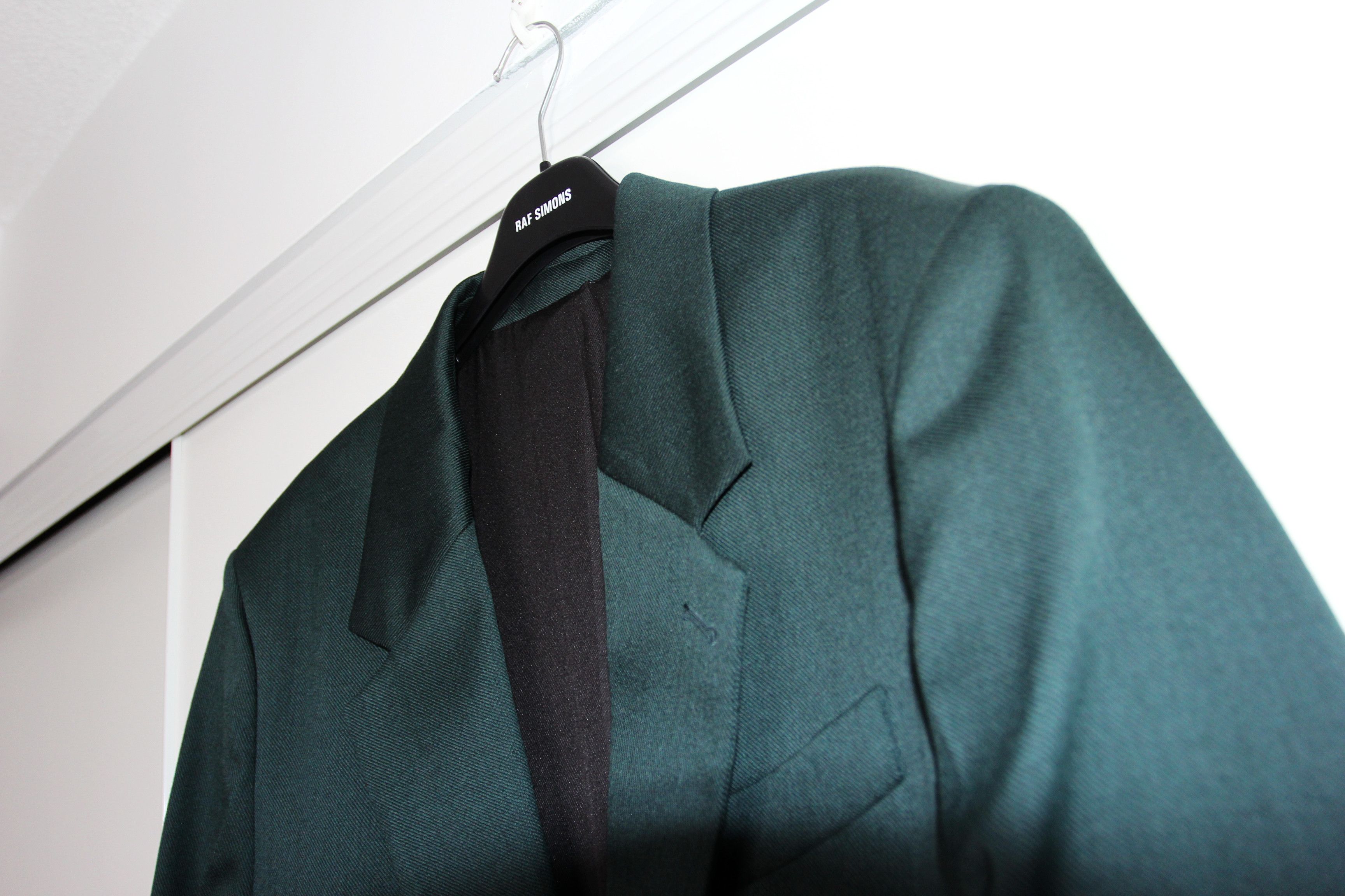 AMI BNWT SS22 AMI DARK GREEN WOOL GABARDINE COAT 50 Size US M / EU 48-50 / 2 - 4 Thumbnail