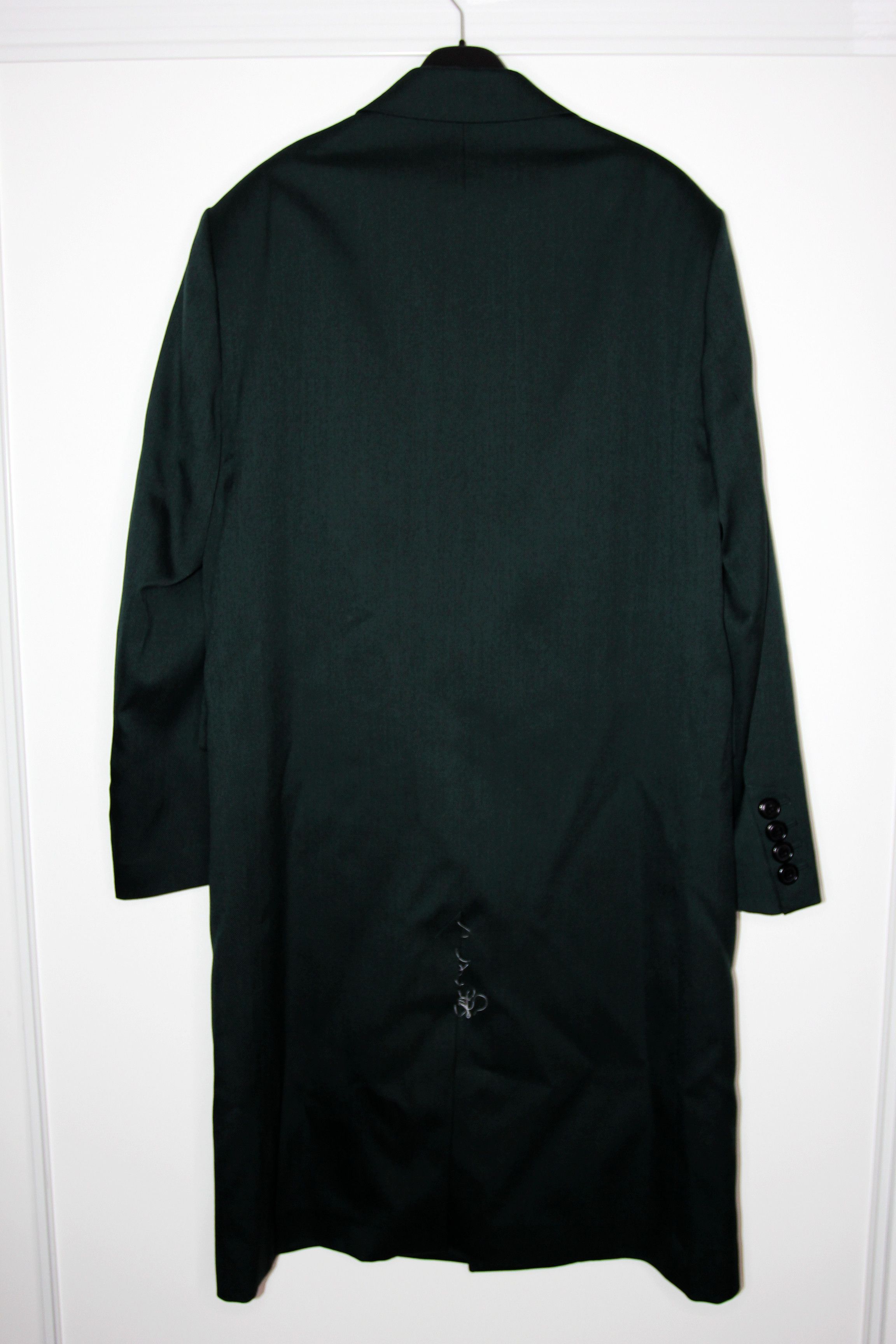 AMI BNWT SS22 AMI DARK GREEN WOOL GABARDINE COAT 50 Size US M / EU 48-50 / 2 - 3 Thumbnail
