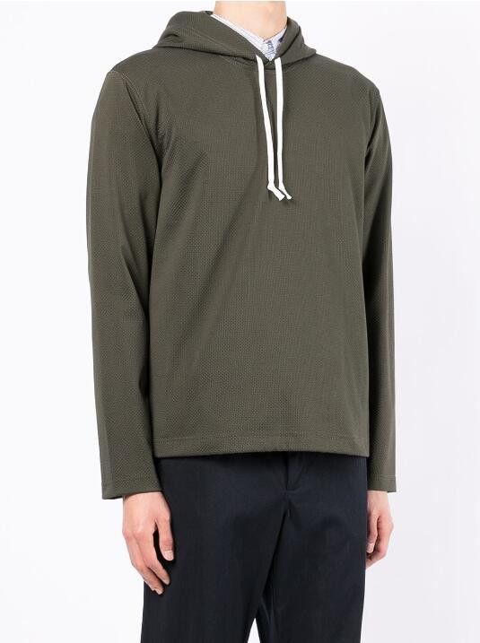 Comme des Garcons Homme Deux BNWT SS22 COMME DES GARCONS HOMME DEUX JERSEY HOODIE M Size US M / EU 48-50 / 2 - 1 Thumbnail