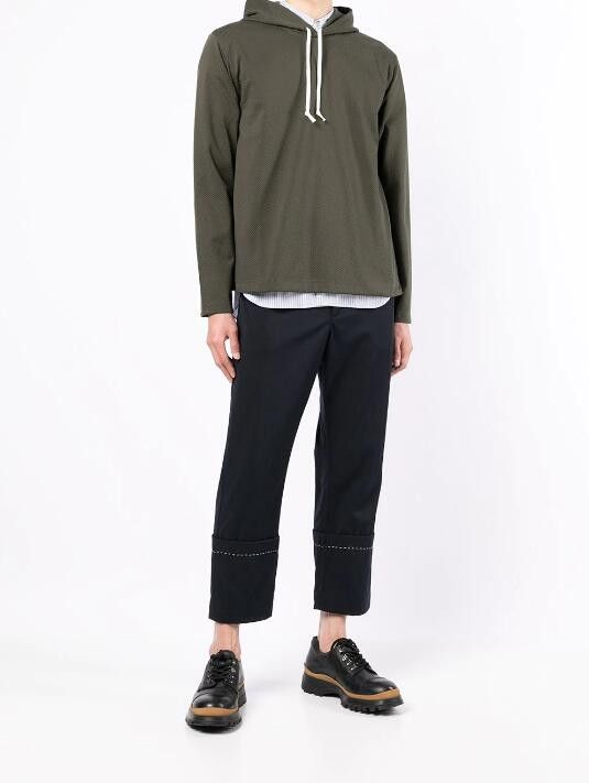 Comme des Garcons Homme Deux BNWT SS22 COMME DES GARCONS HOMME DEUX JERSEY HOODIE M Size US M / EU 48-50 / 2 - 13 Thumbnail