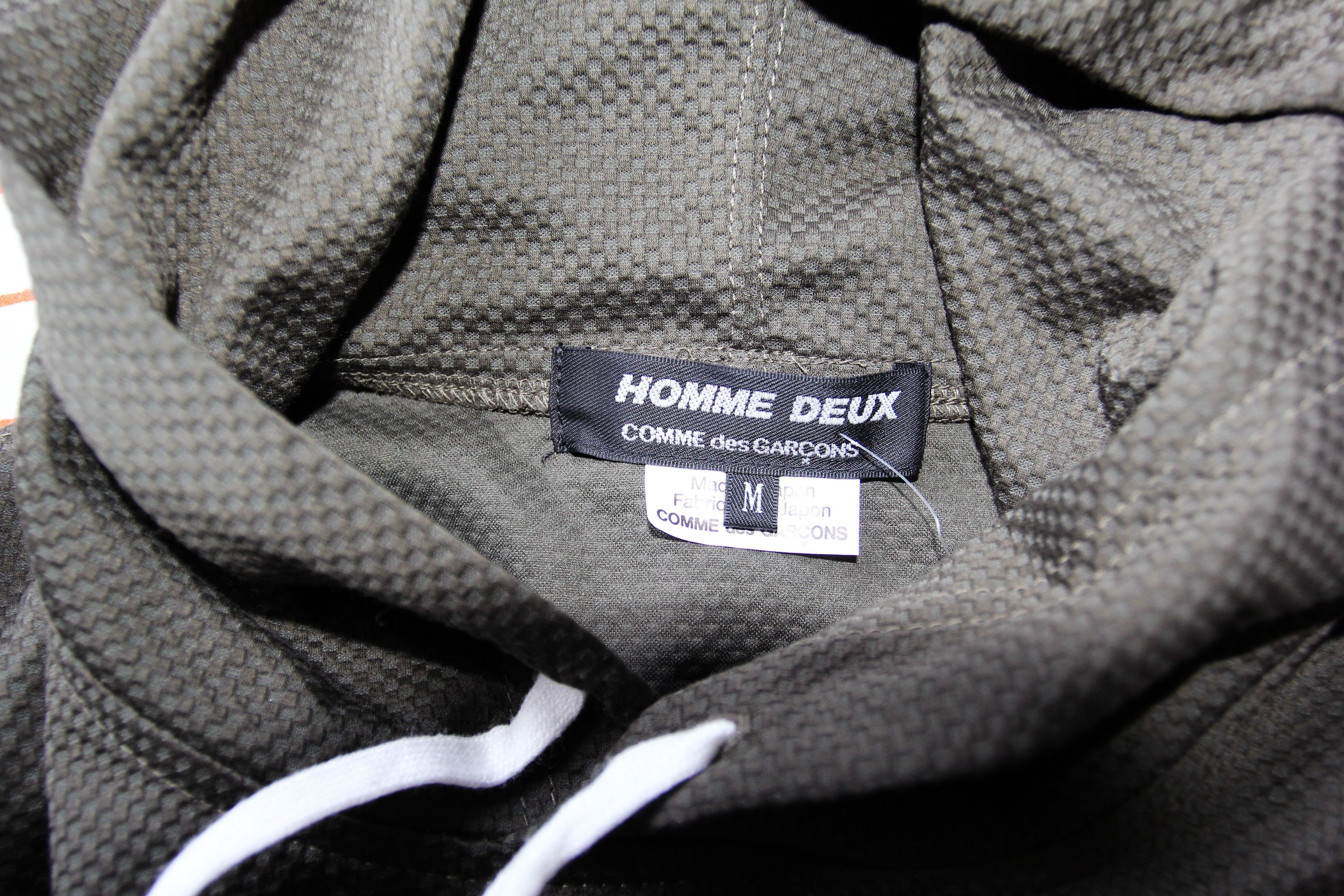 Comme des Garcons Homme Deux BNWT SS22 COMME DES GARCONS HOMME DEUX JERSEY HOODIE M Size US M / EU 48-50 / 2 - 8 Thumbnail