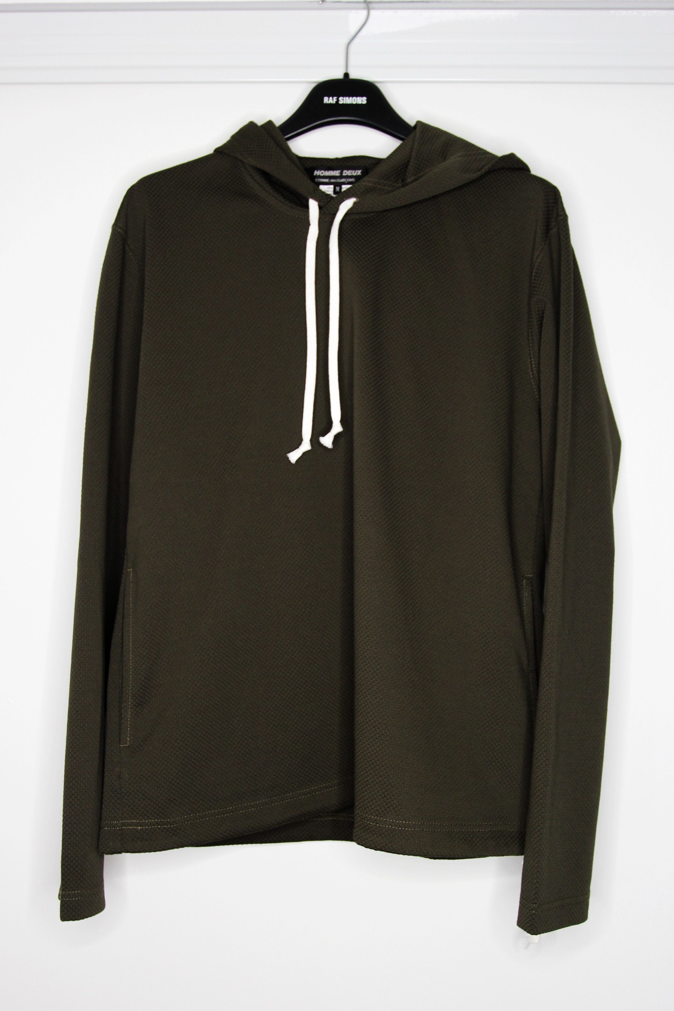 Comme des Garcons Homme Deux BNWT SS22 COMME DES GARCONS HOMME DEUX JERSEY HOODIE M Size US M / EU 48-50 / 2 - 2 Thumbnail