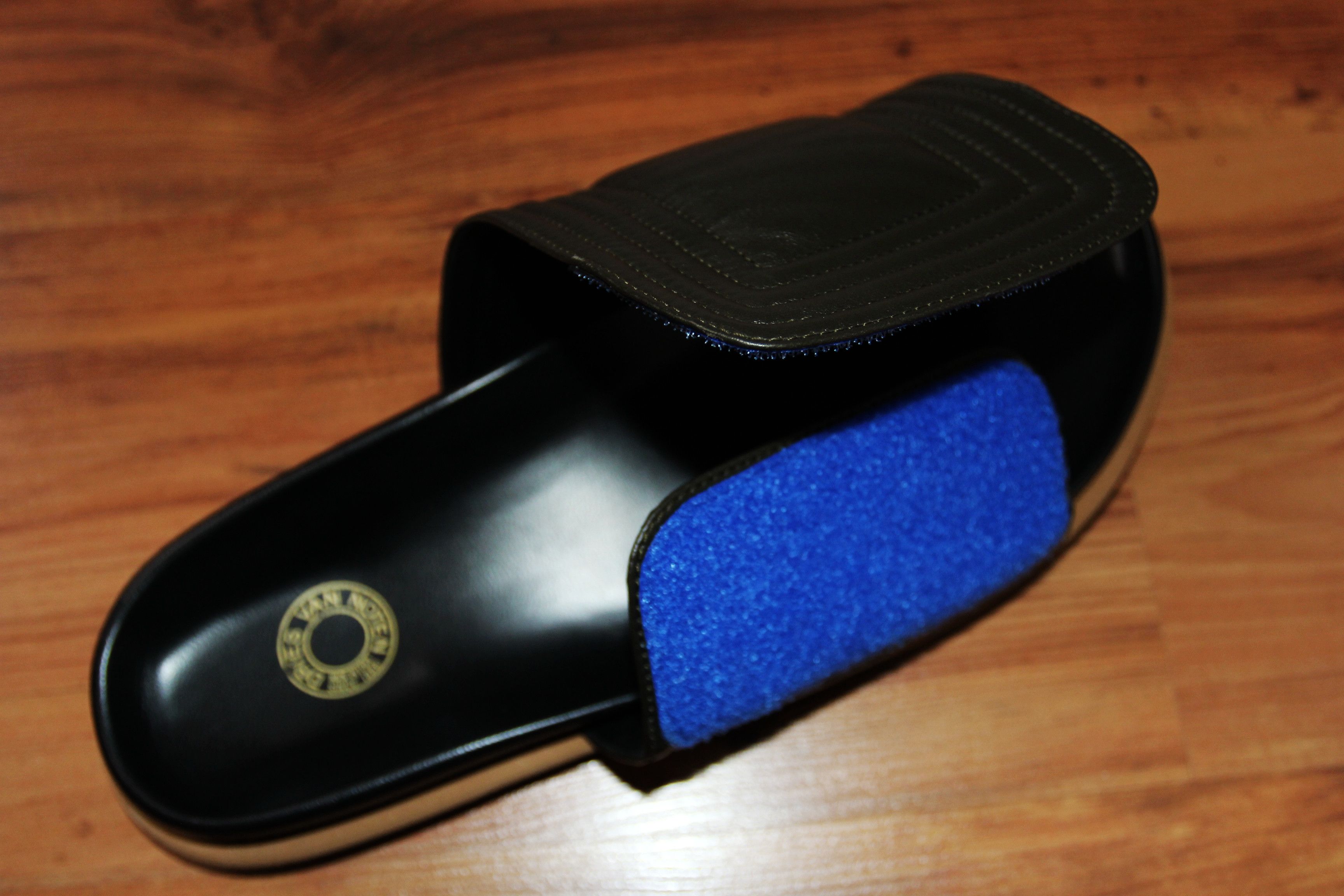 Dries Van Noten BNWT SS21 DRIES VAN NOTEN LEATHER STRAP SLIDERS OLIVE 44 Size US 11 / EU 44 - 4 Thumbnail