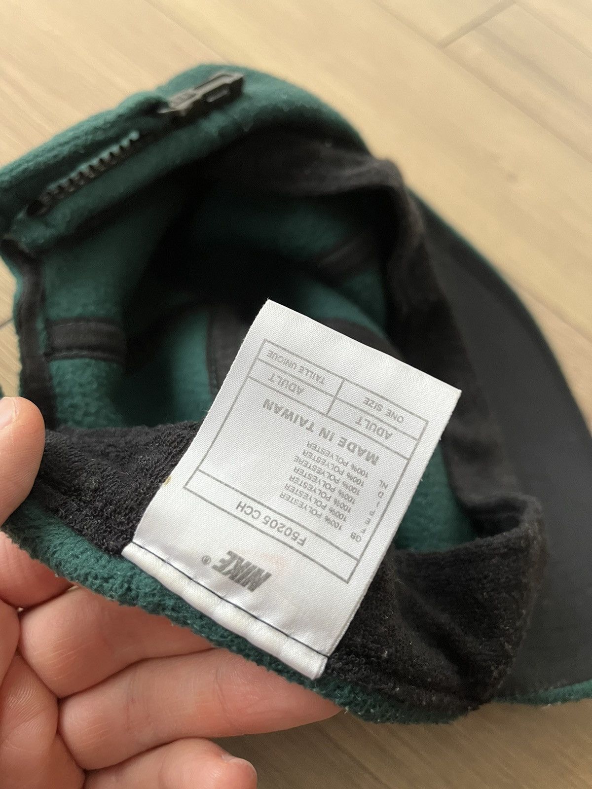 Nike Nike Fit Vintage Fleece Green Cap Size ONE SIZE - 13 Thumbnail