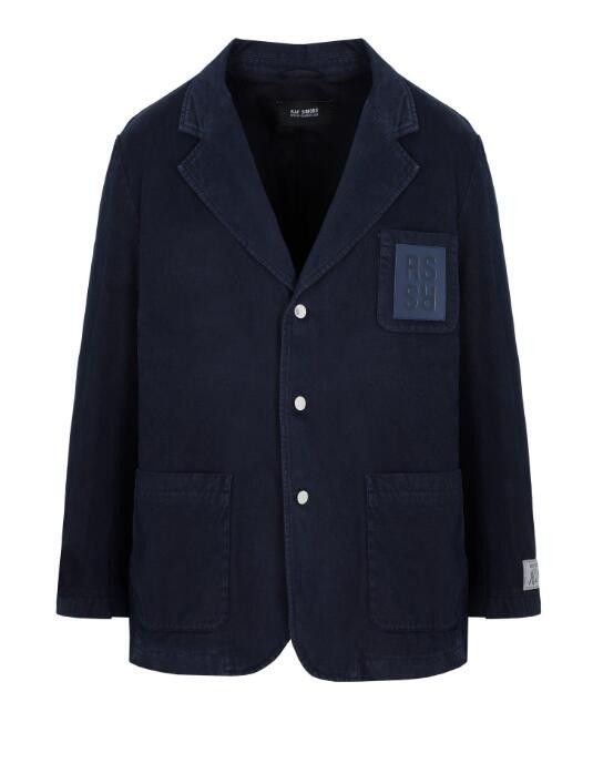 Raf Simons BNWT SS22 RAF SIMONS SCHOOL BOY DENIM BLAZER S Size US S / EU 44-46 / 1 - 1 Thumbnail