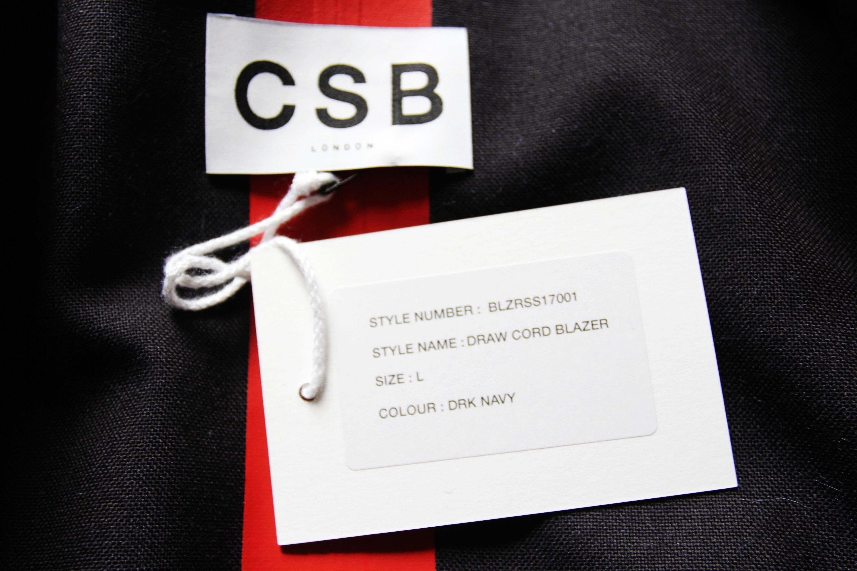 CSB BNWT SS17 CSB LONDON DRAW CORD BLAZER JACKET L Size US L / EU 52-54 / 3 - 11 Thumbnail