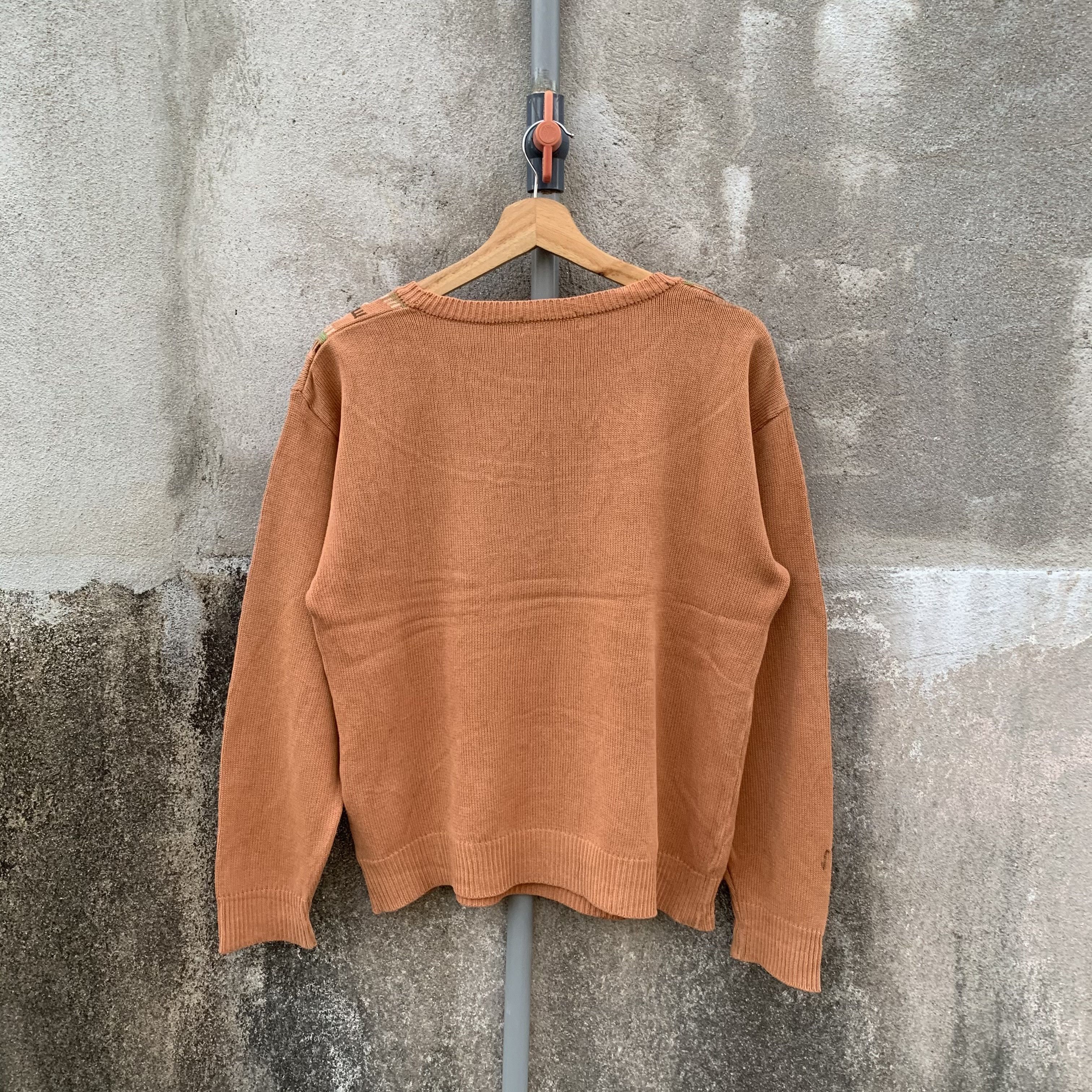 Homespun Knitwear Saison De Elle Knit Pullover Cropped Jumper Sweater Size M / US 6-8 / IT 42-44 - 10 Thumbnail