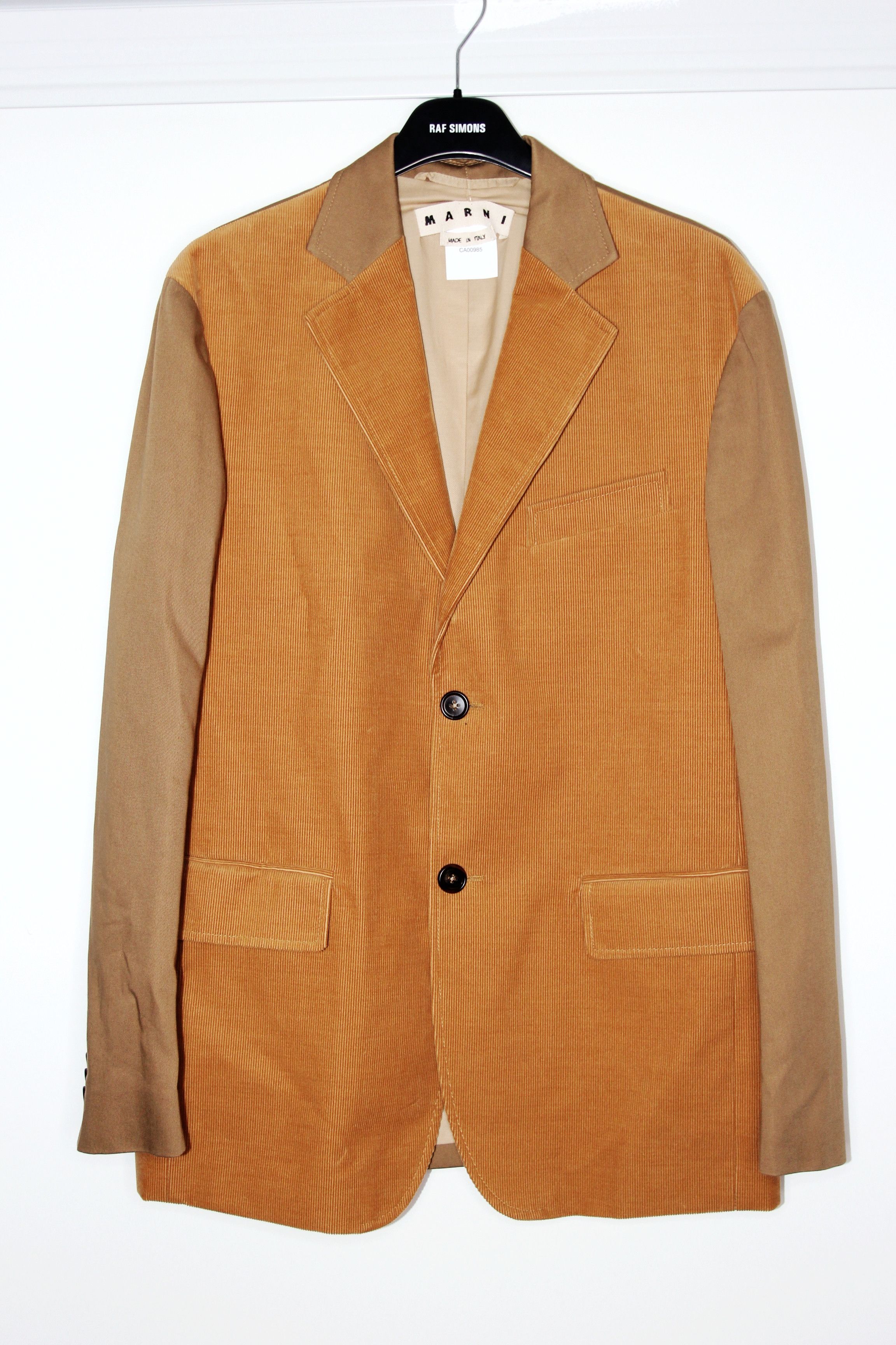 Marni BNWT SS22 MARNI GABARDINE COLORBLOCK JACKET 48 Size US M / EU 48-50 / 2 - 2 Thumbnail